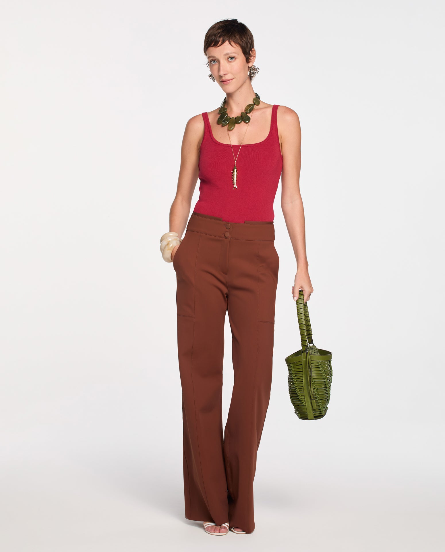 Top Lafort Com Alças Eloá Tricot