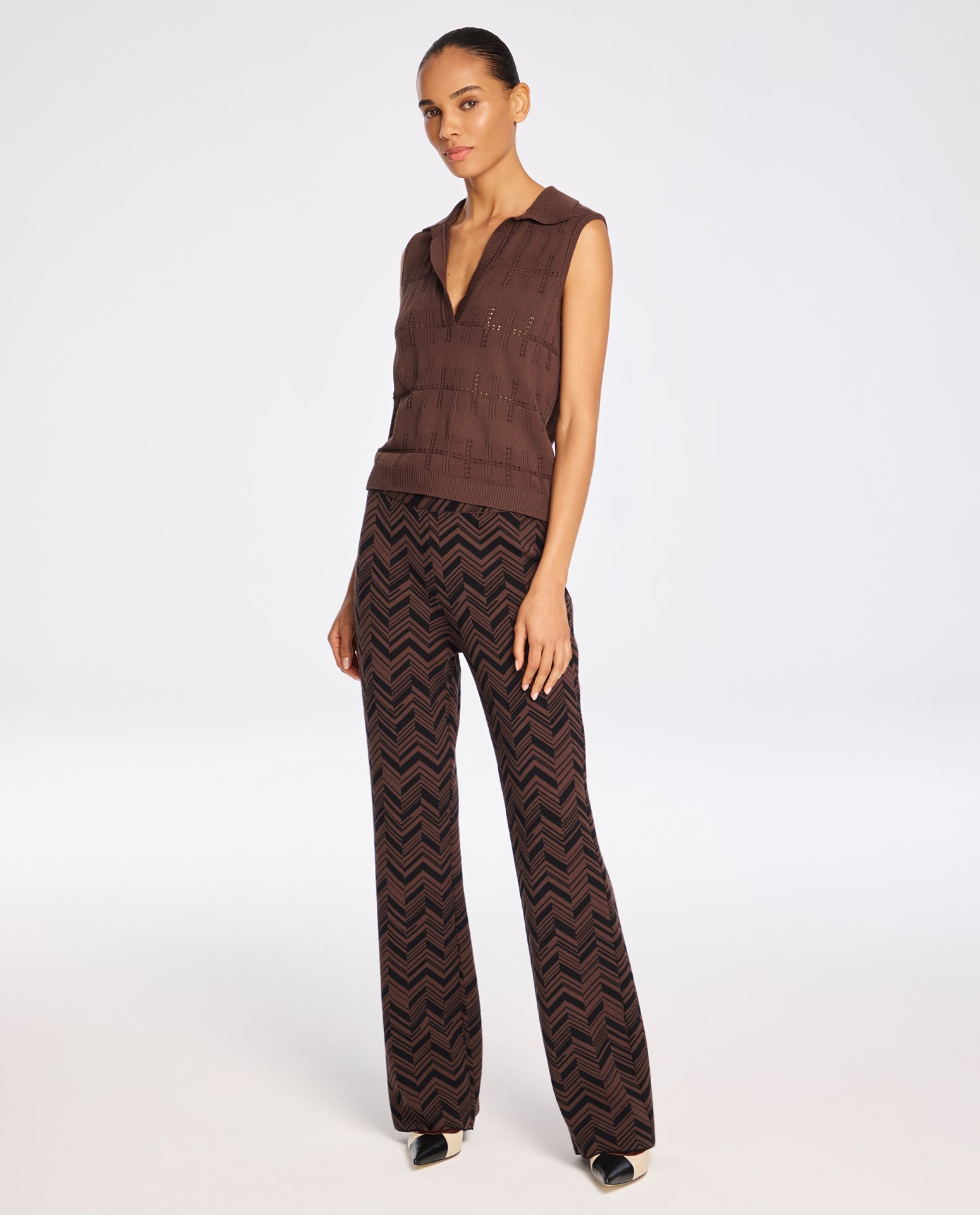 Blusa Lafort Gola Polo Daiana Tricot