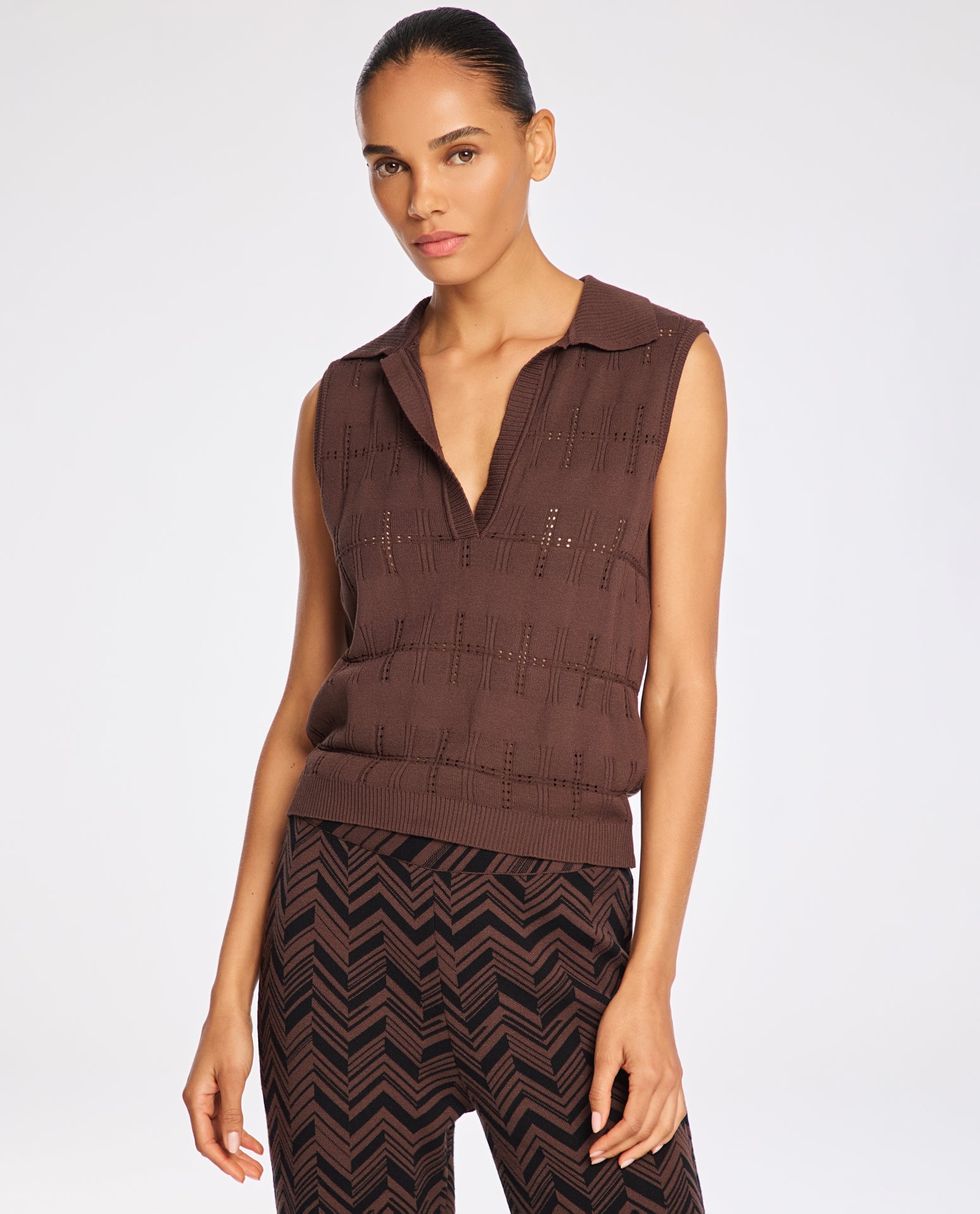 Blusa Lafort Gola Polo Daiana Tricot