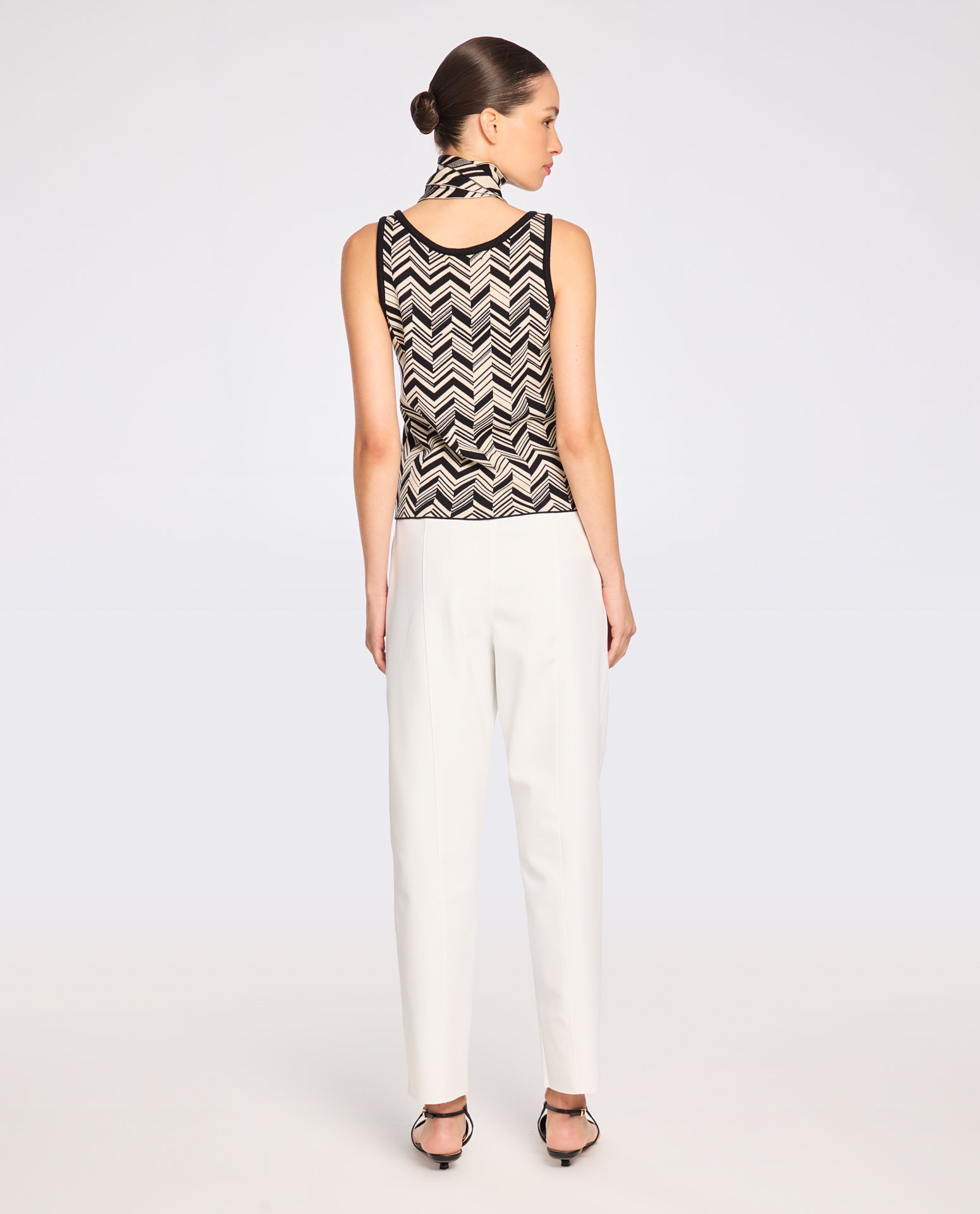 Top Lafort Com Lenço Renée Tricot