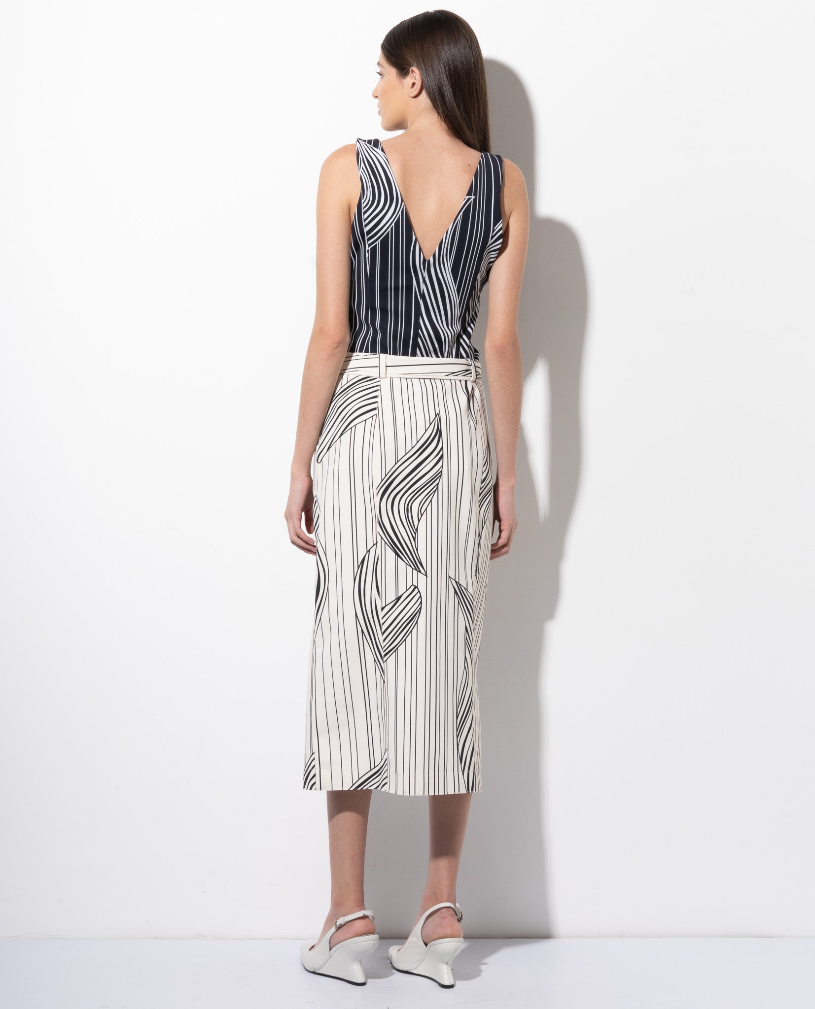 Top Lafort Decote V Rê Technoblock® Retro Future