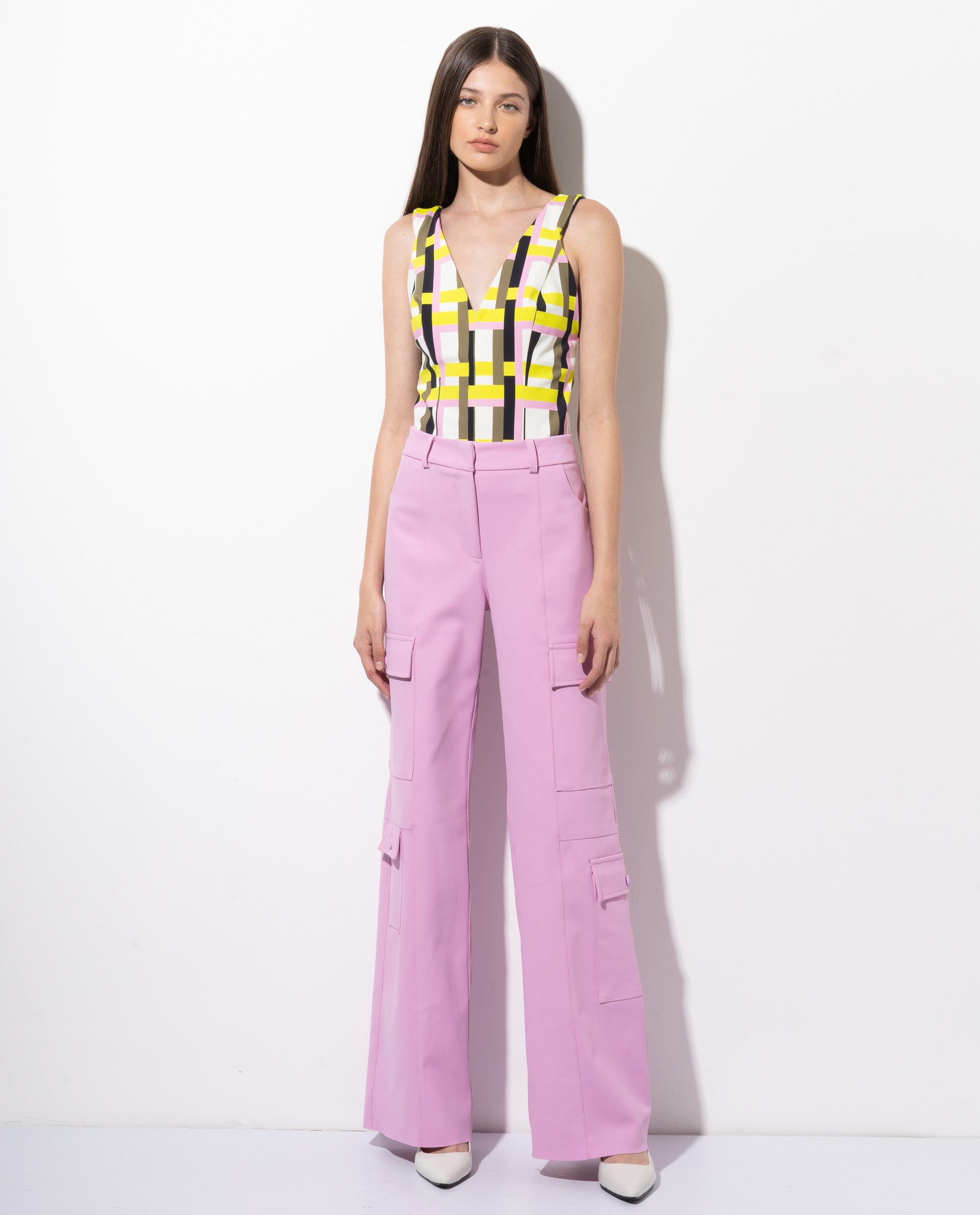 Top Lafort Decote V Rê Technoblock® Retro Future