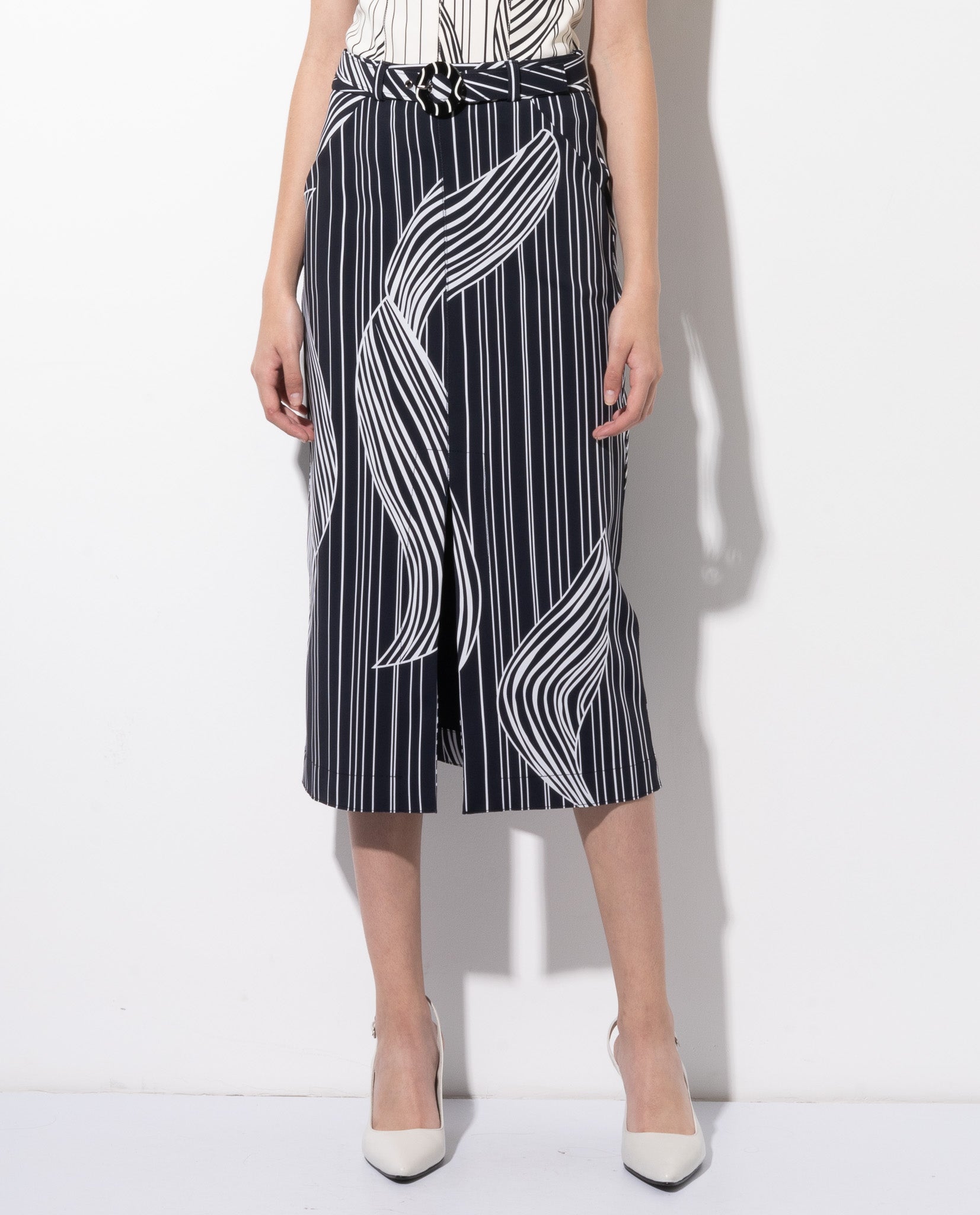 Saia Lafort Midi Micaela Technoblock® Estampado London Stories