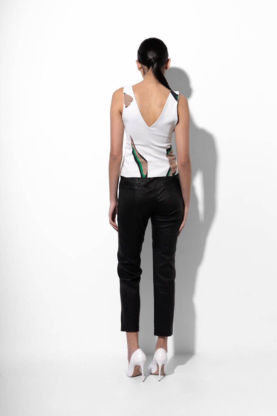 Top Lafort Decote V Rê Technoblock® Retro Future