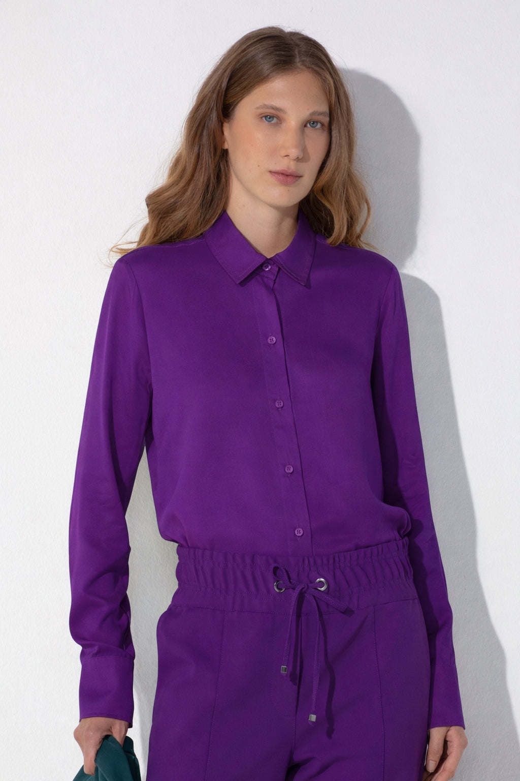 Camisa Lafort Leve Rubi Acetinado