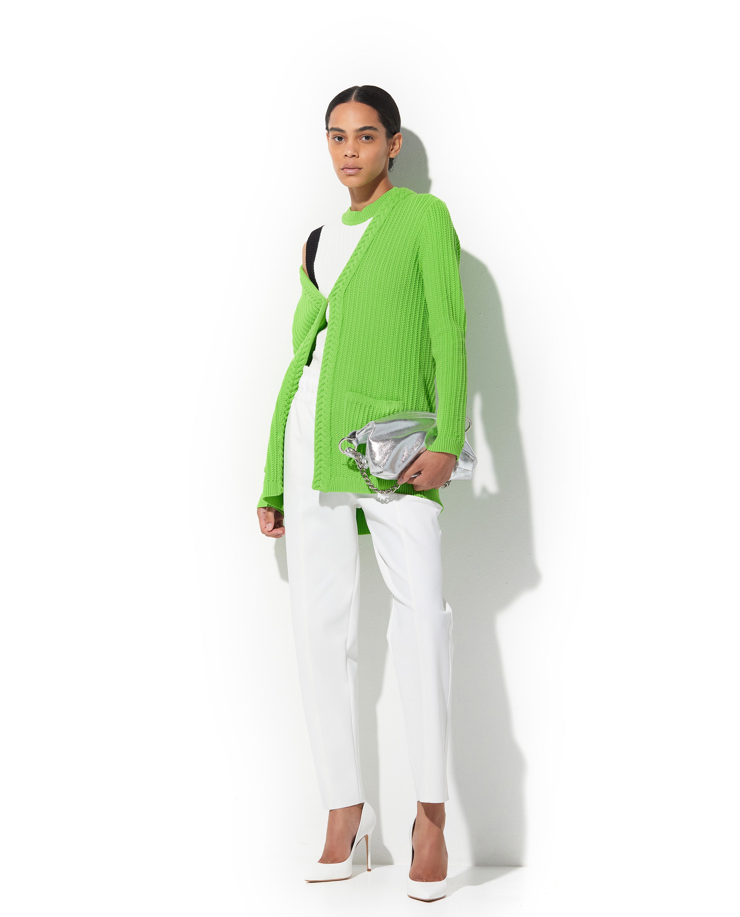 Cardigan Lafort Alongado Madu Tricot