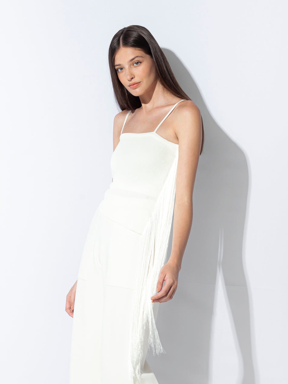 Top Lafort Com Franjas Lizandra Tricot