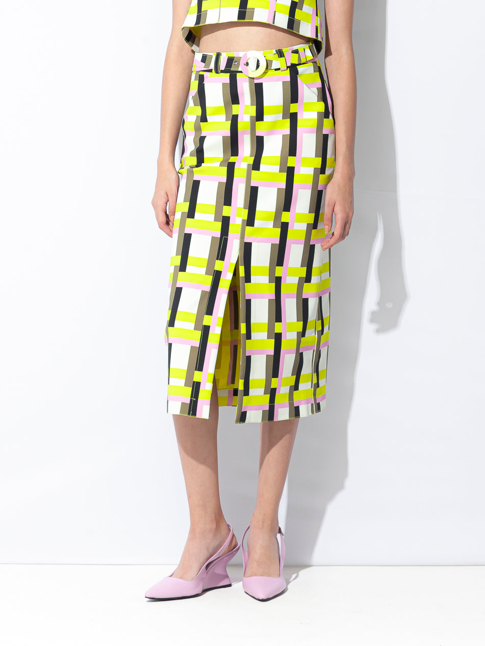 Saia Lafort Midi Micaela Technoblock® Estampado London Stories
