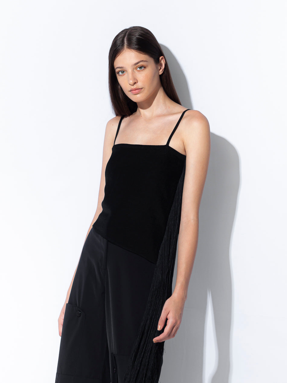 Top Lafort Com Franjas Lizandra Tricot