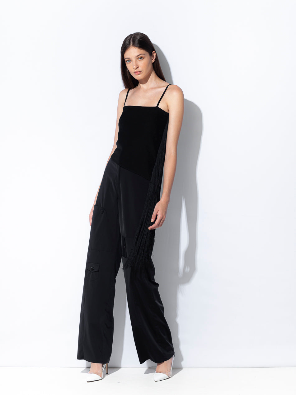 Top Lafort Com Franjas Lizandra Tricot