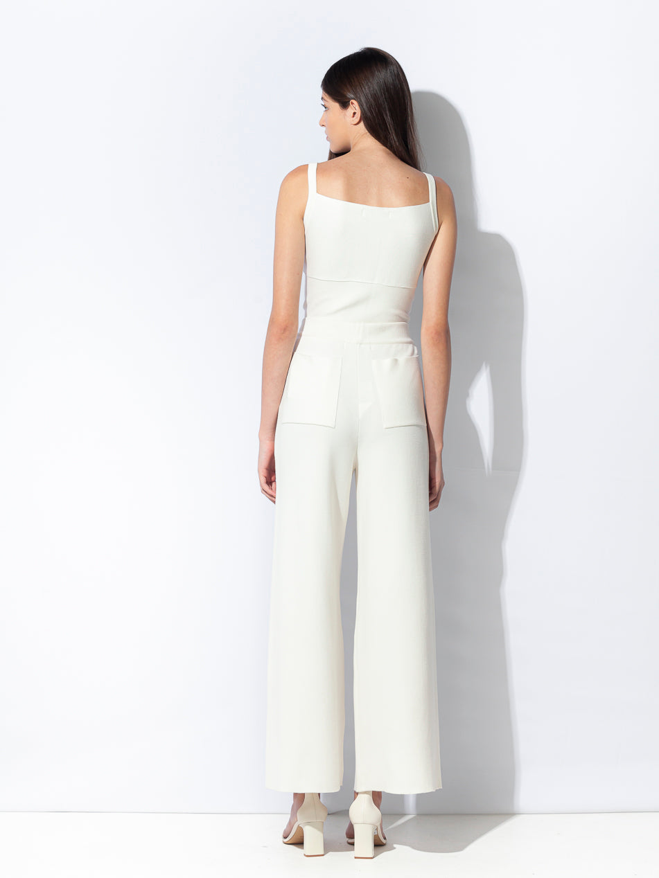 Top Lafort Cropped Regina Tricot Neutro
