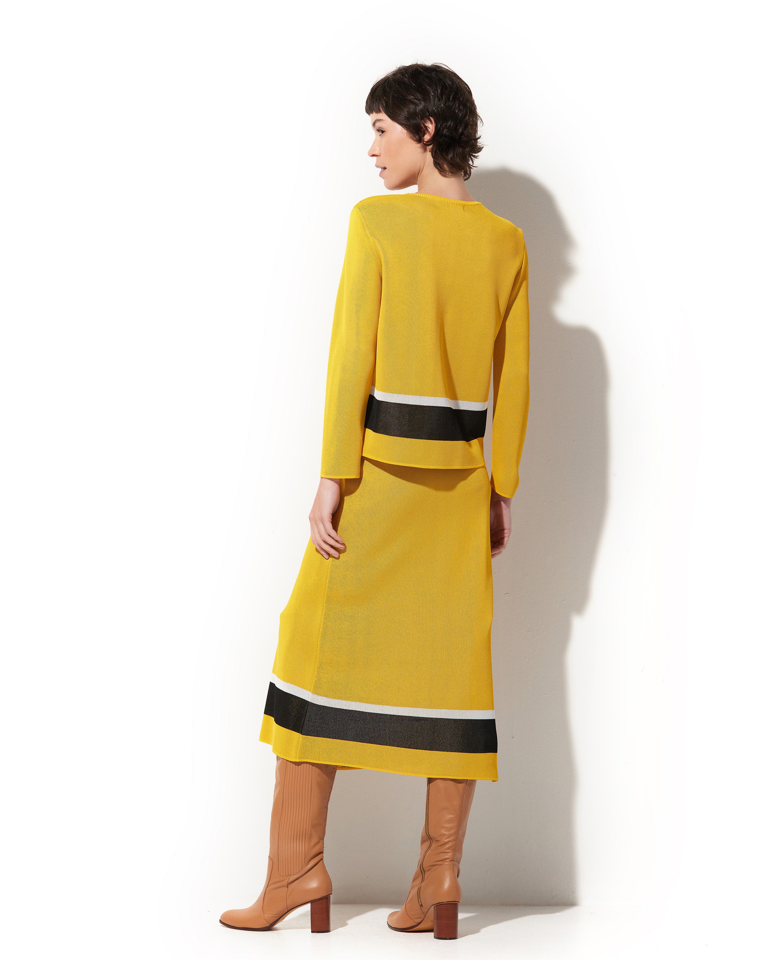 Blusa Lafort Com Manga Sandra Tricot