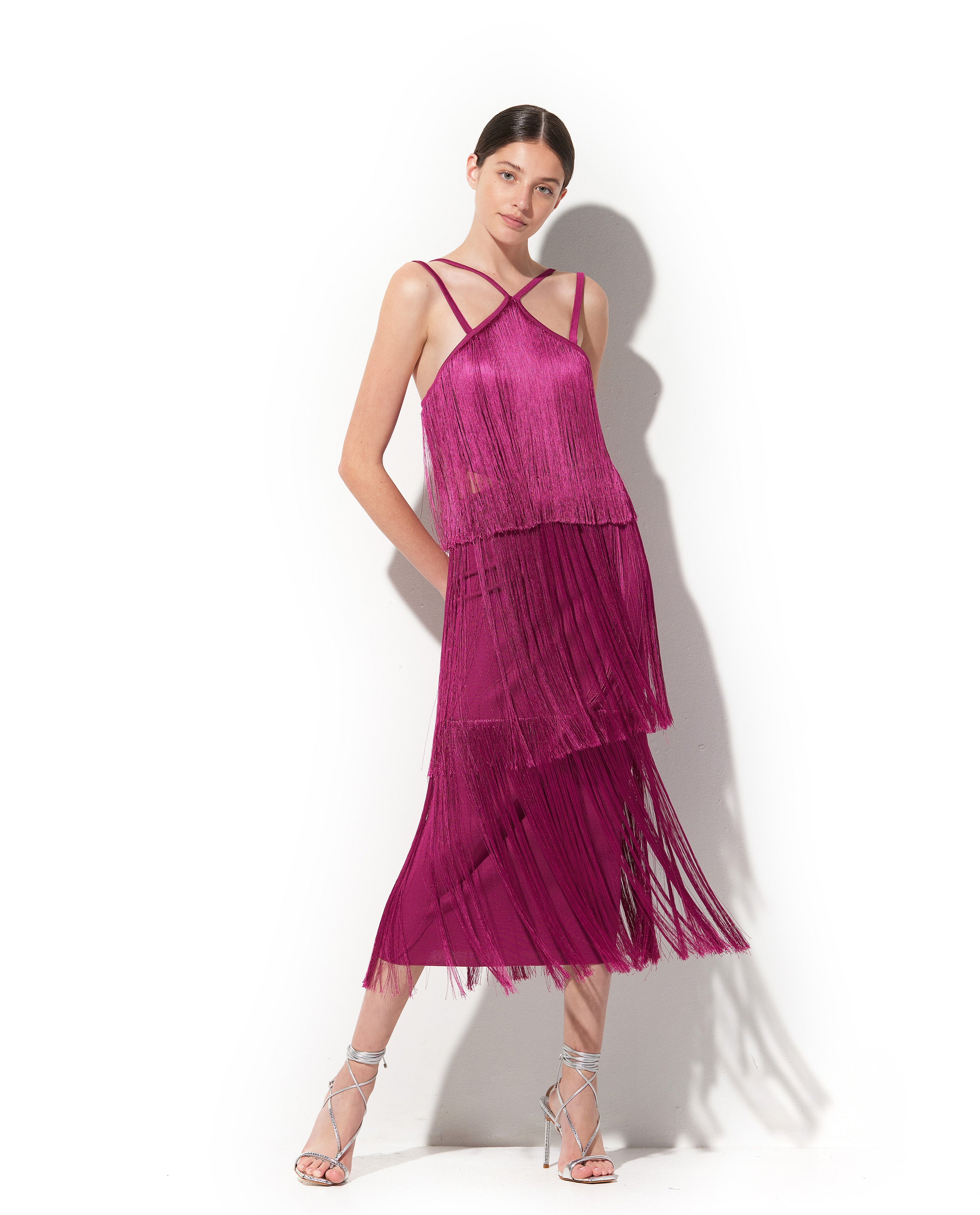 Vestido Lafort Franjas Kristen Tricot