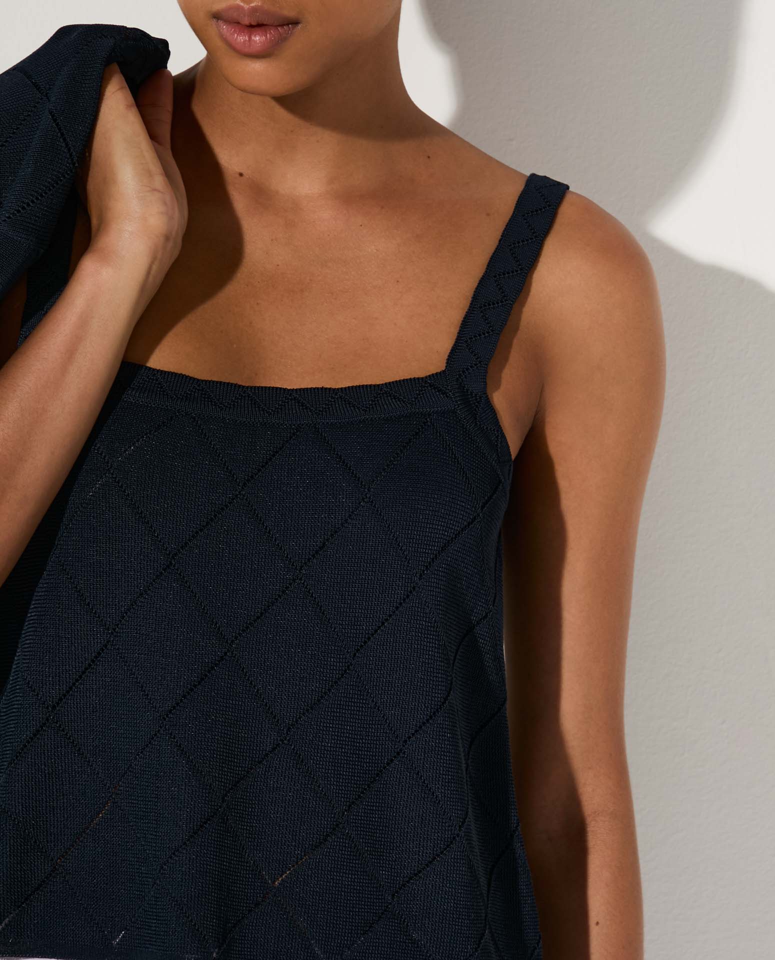 Top Lafort Decote Reto Annabella Tricot