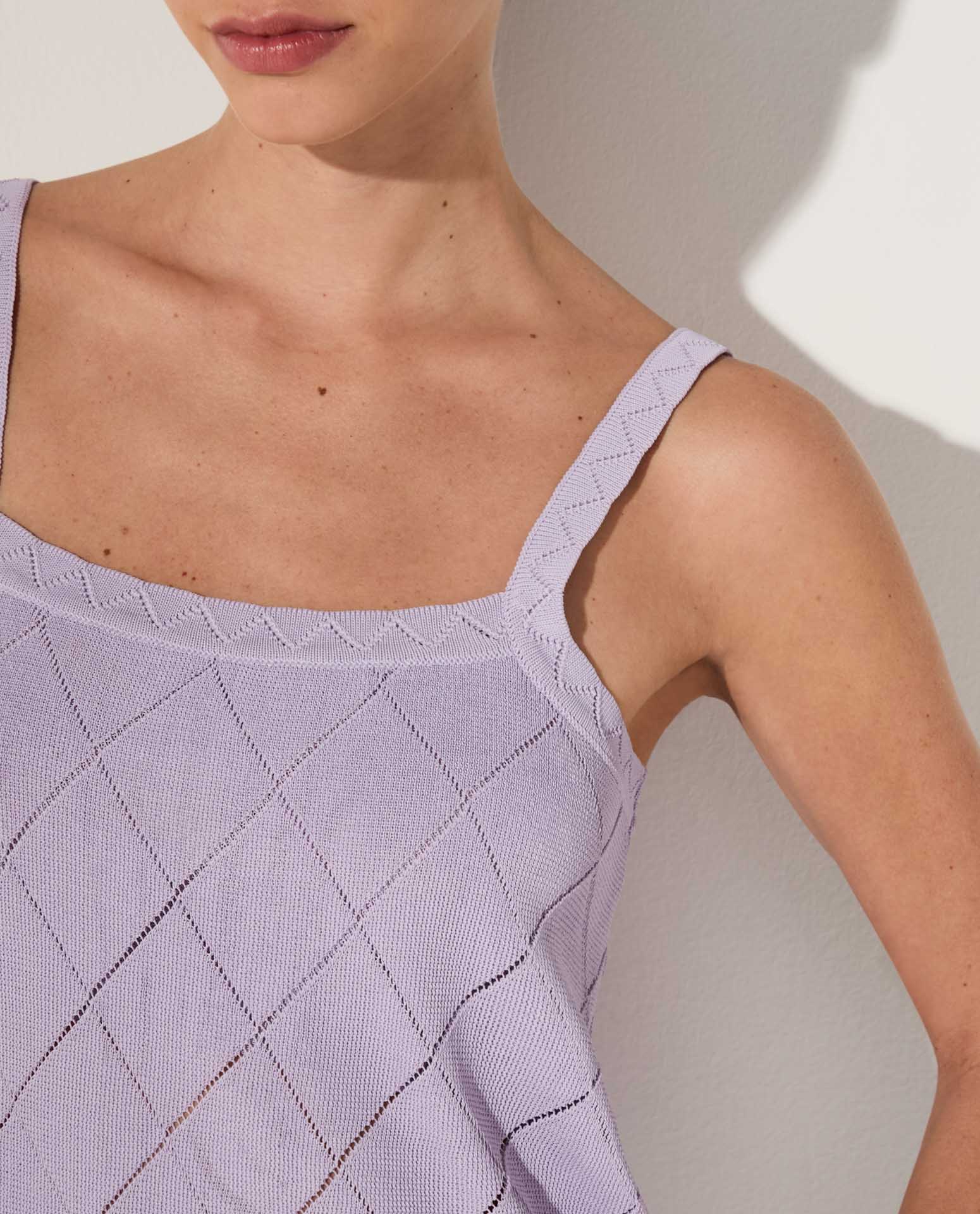 Top Lafort Decote Reto Annabella Tricot