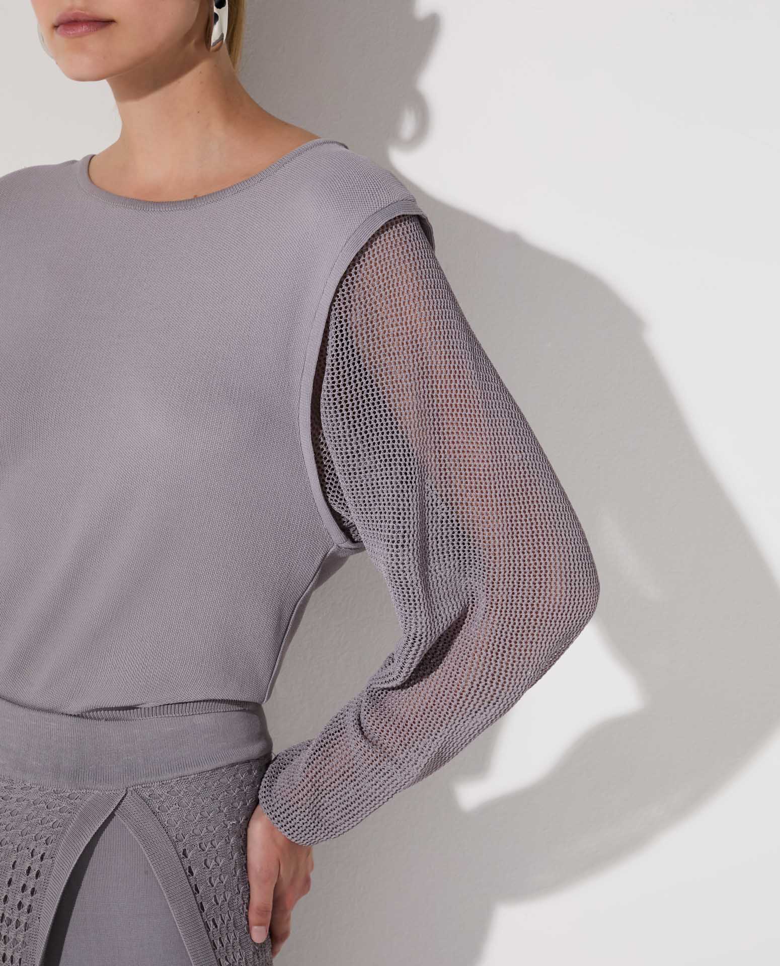 Blusa Lafort Manga Ampla Renata Tricot