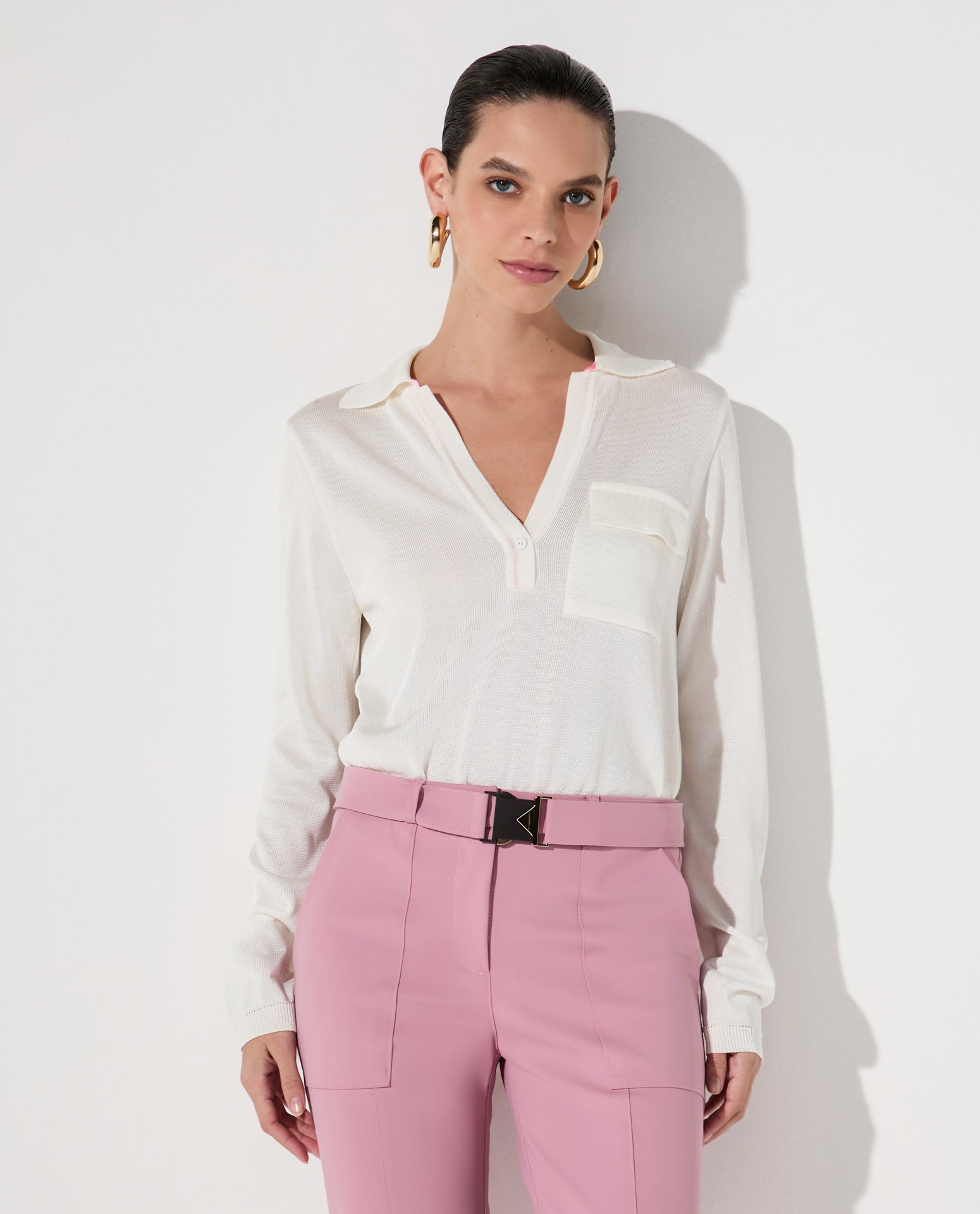 Blusa Lafort Gola Polo Luiza Tricot