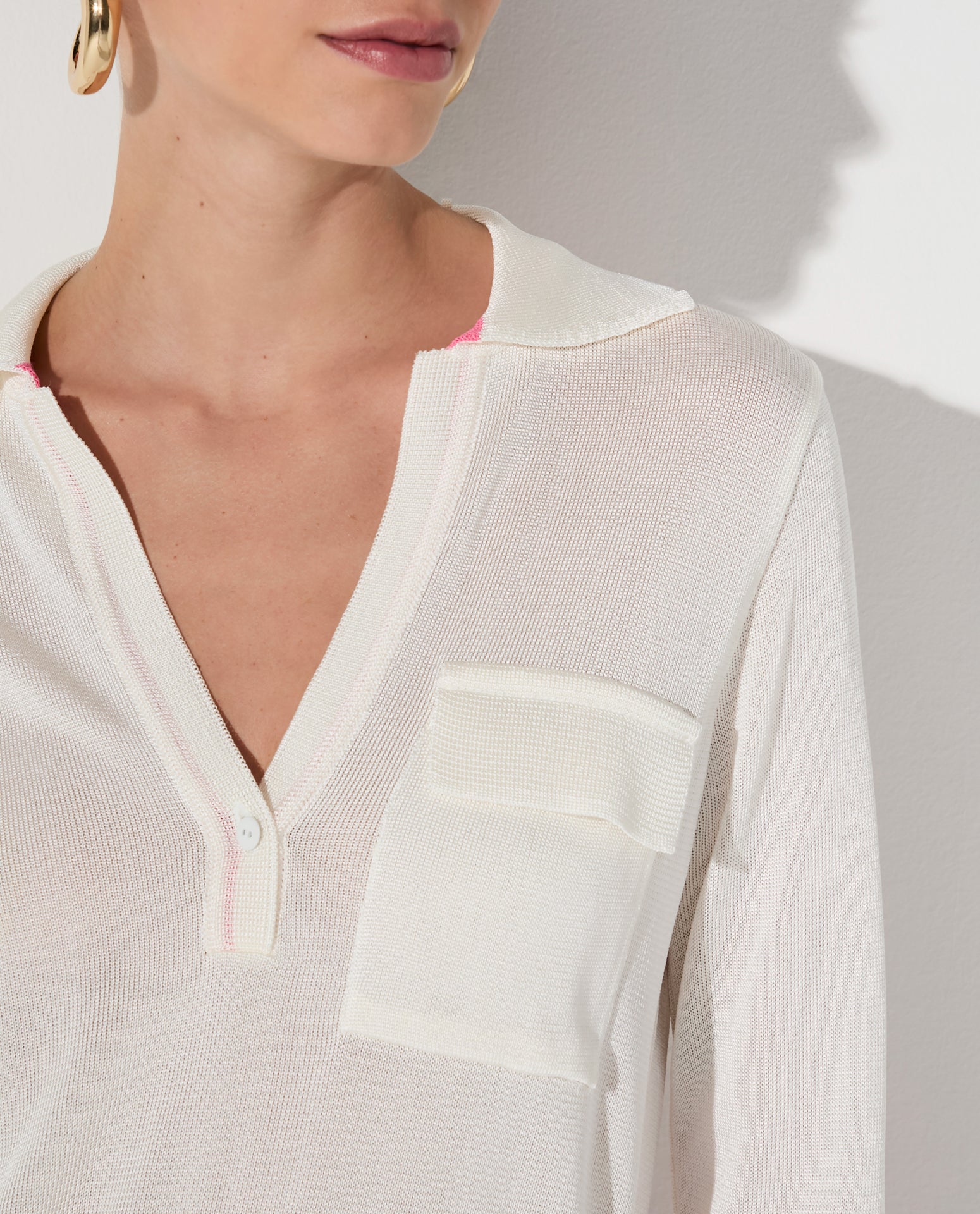 Blusa Lafort Gola Polo Luiza Tricot