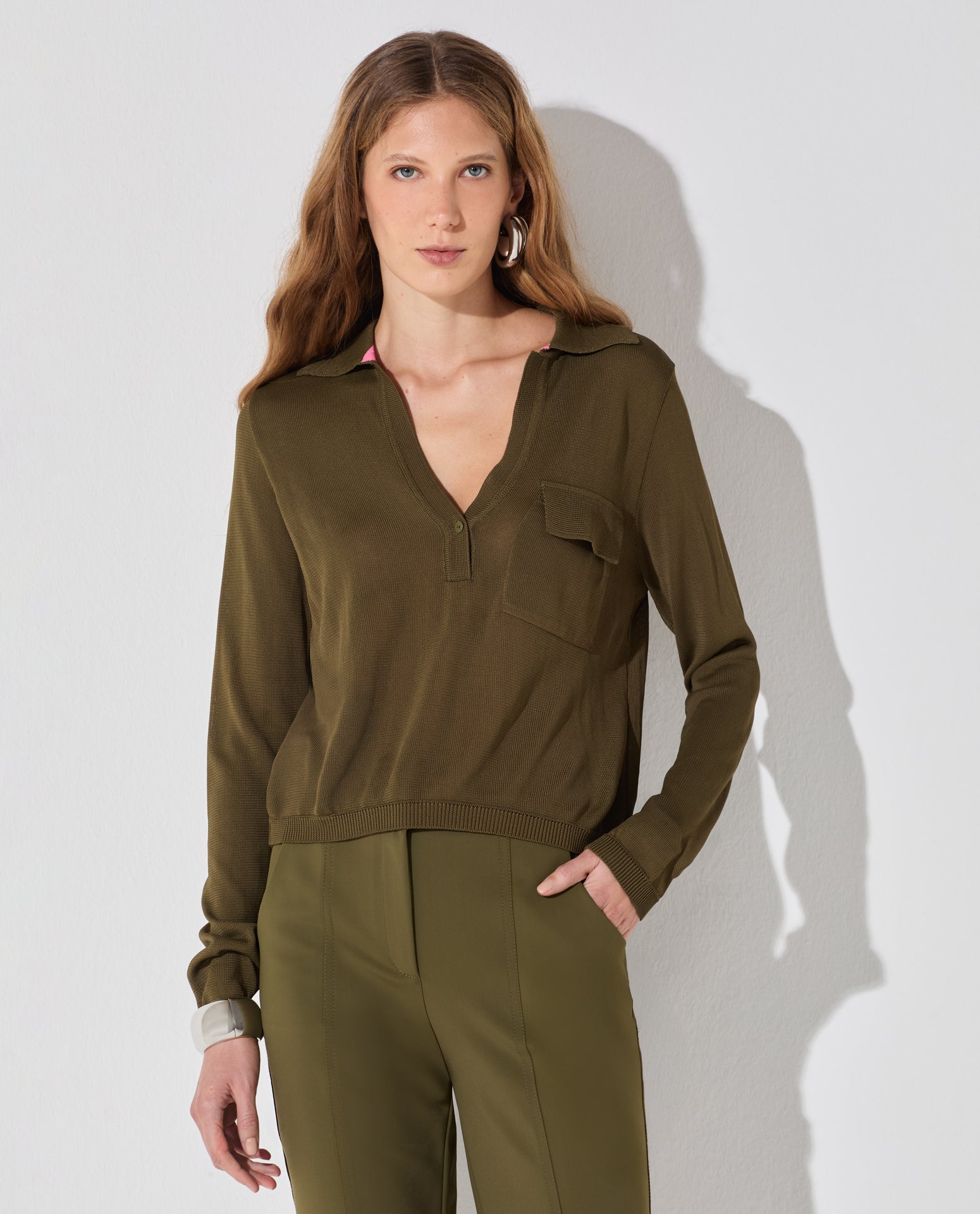 Blusa Lafort Gola Polo Luiza Tricot