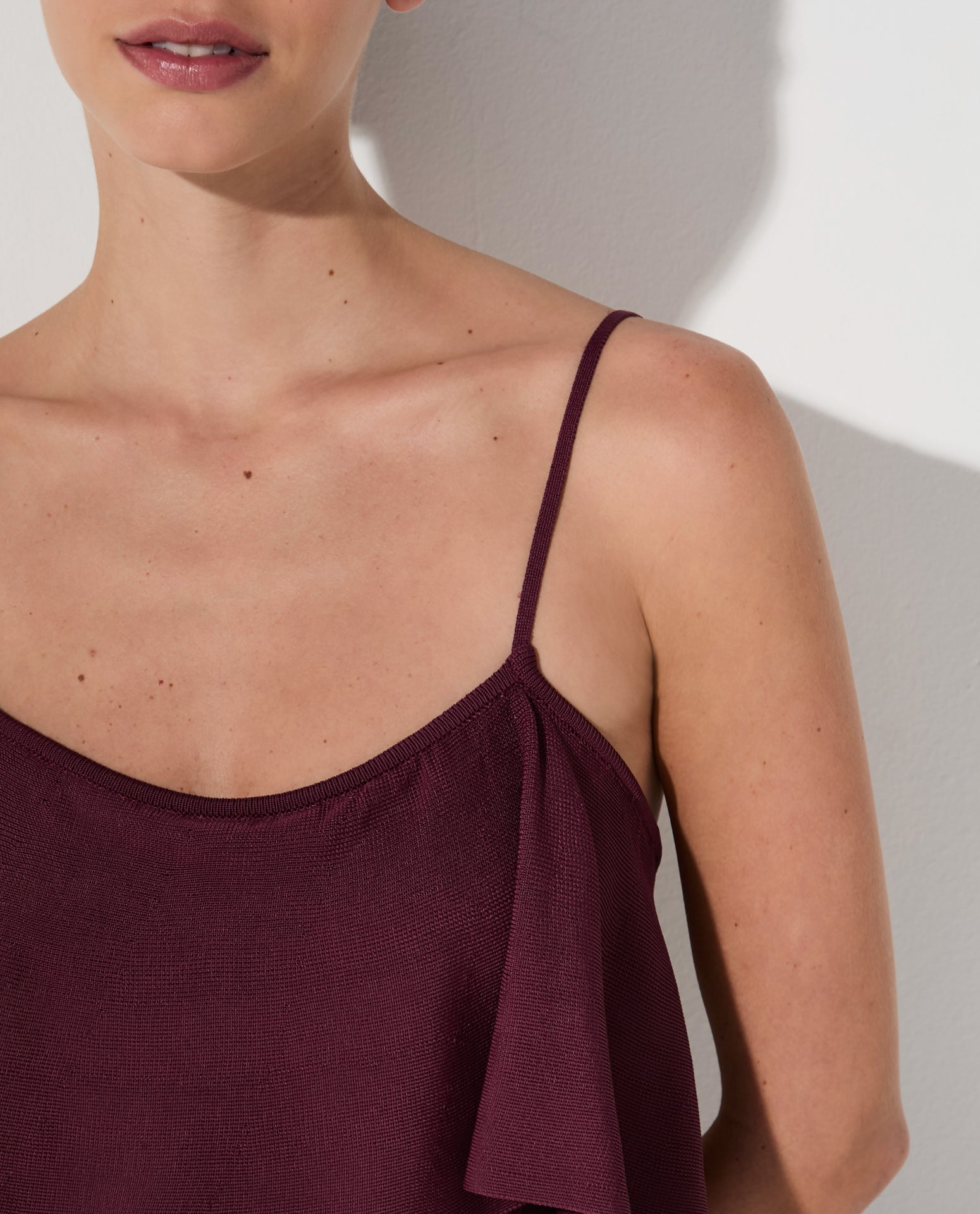 Top Lafort Com Babado Marcella Tricot