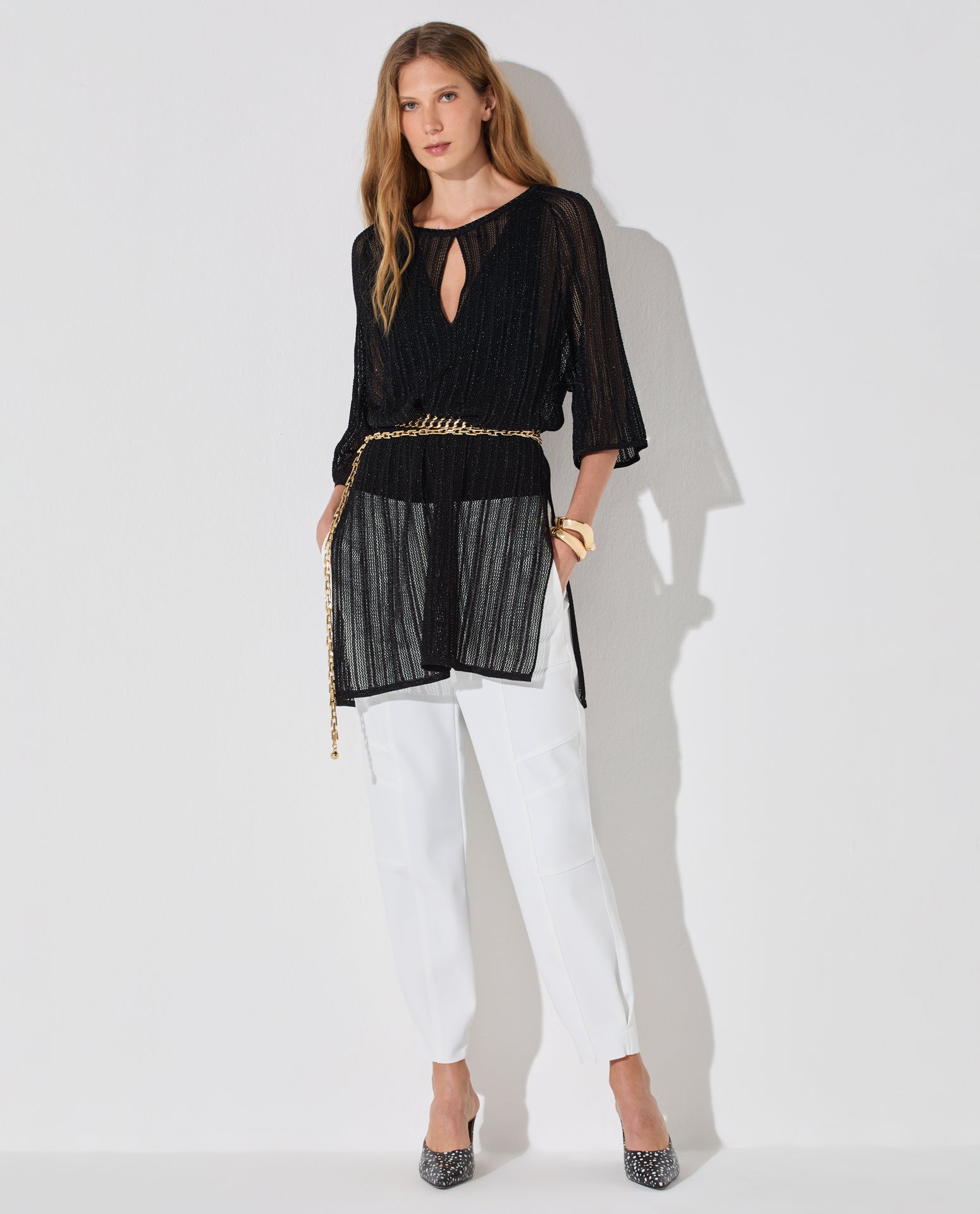 Túnica Lafort Manga Ampla Constança Tricot