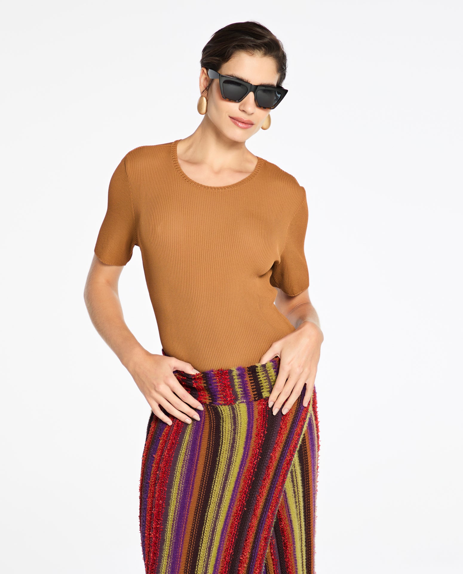 Blusa Lafort Com Manga Lais Tricot