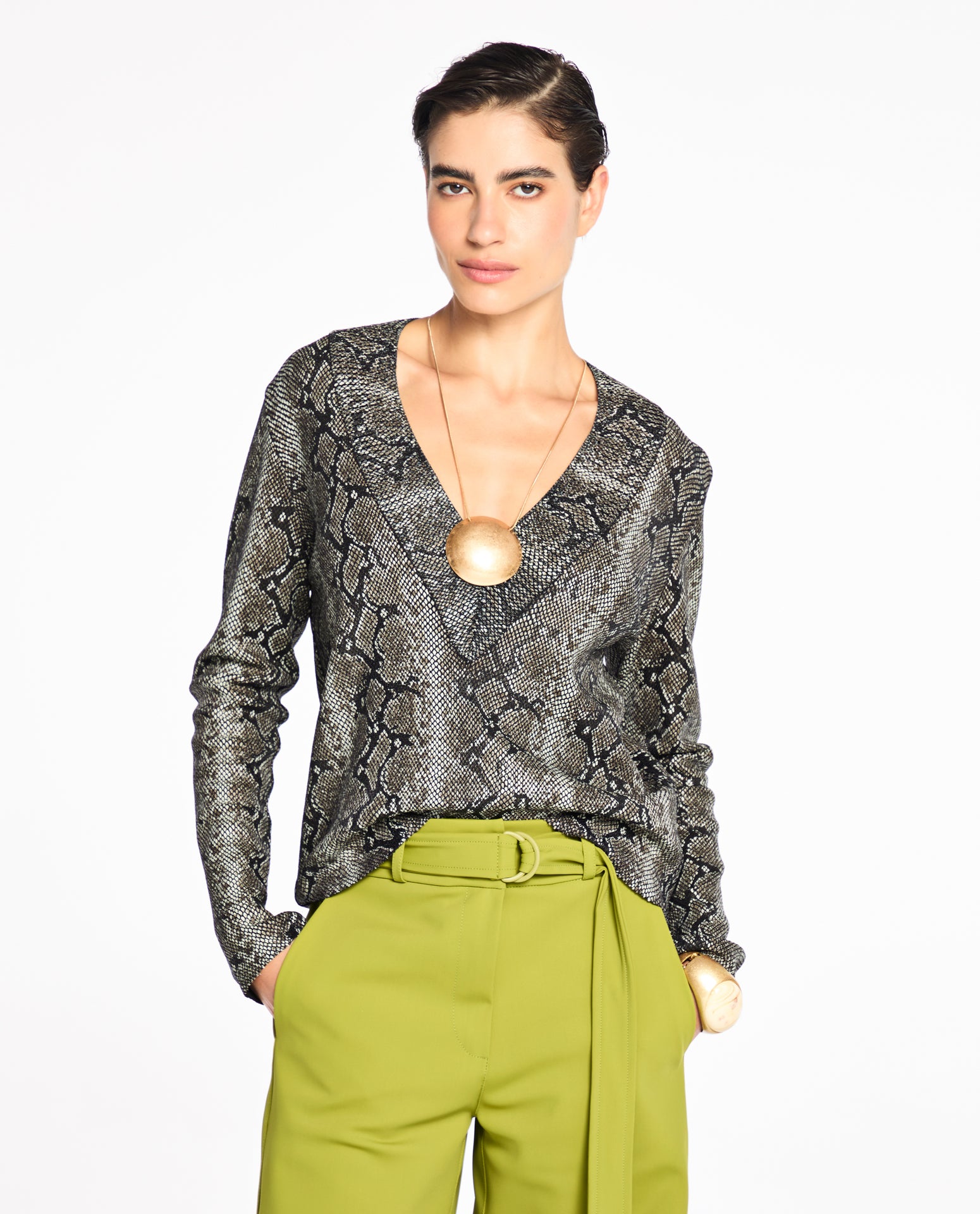 Blusa Lafort Decote V Rebeca Tricot