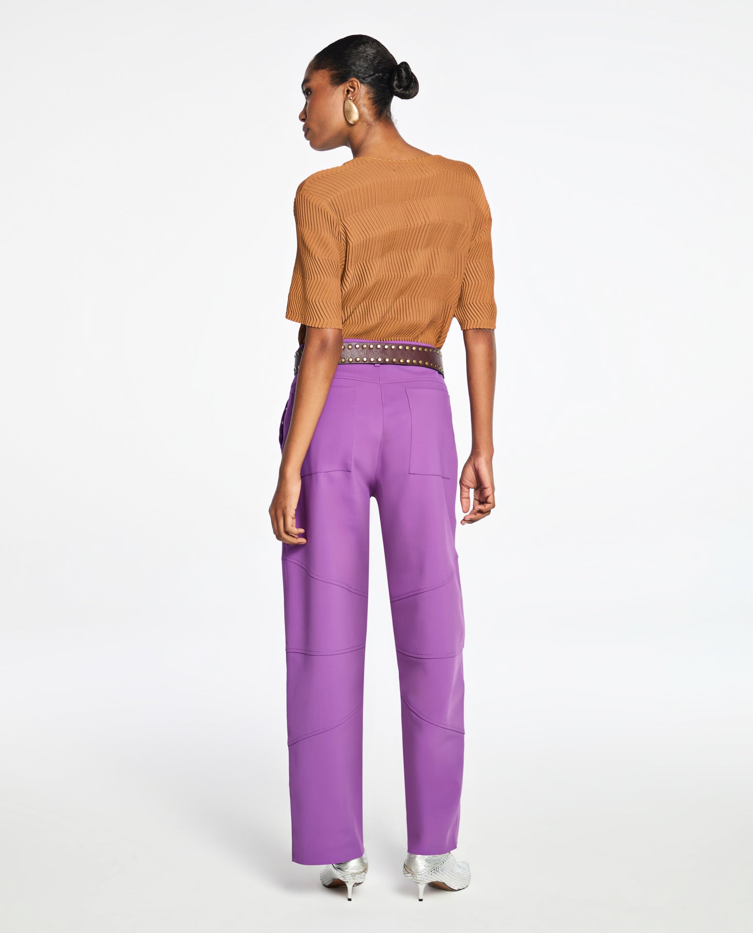 Blusa Lafort Manga Curta Audrey Tricot