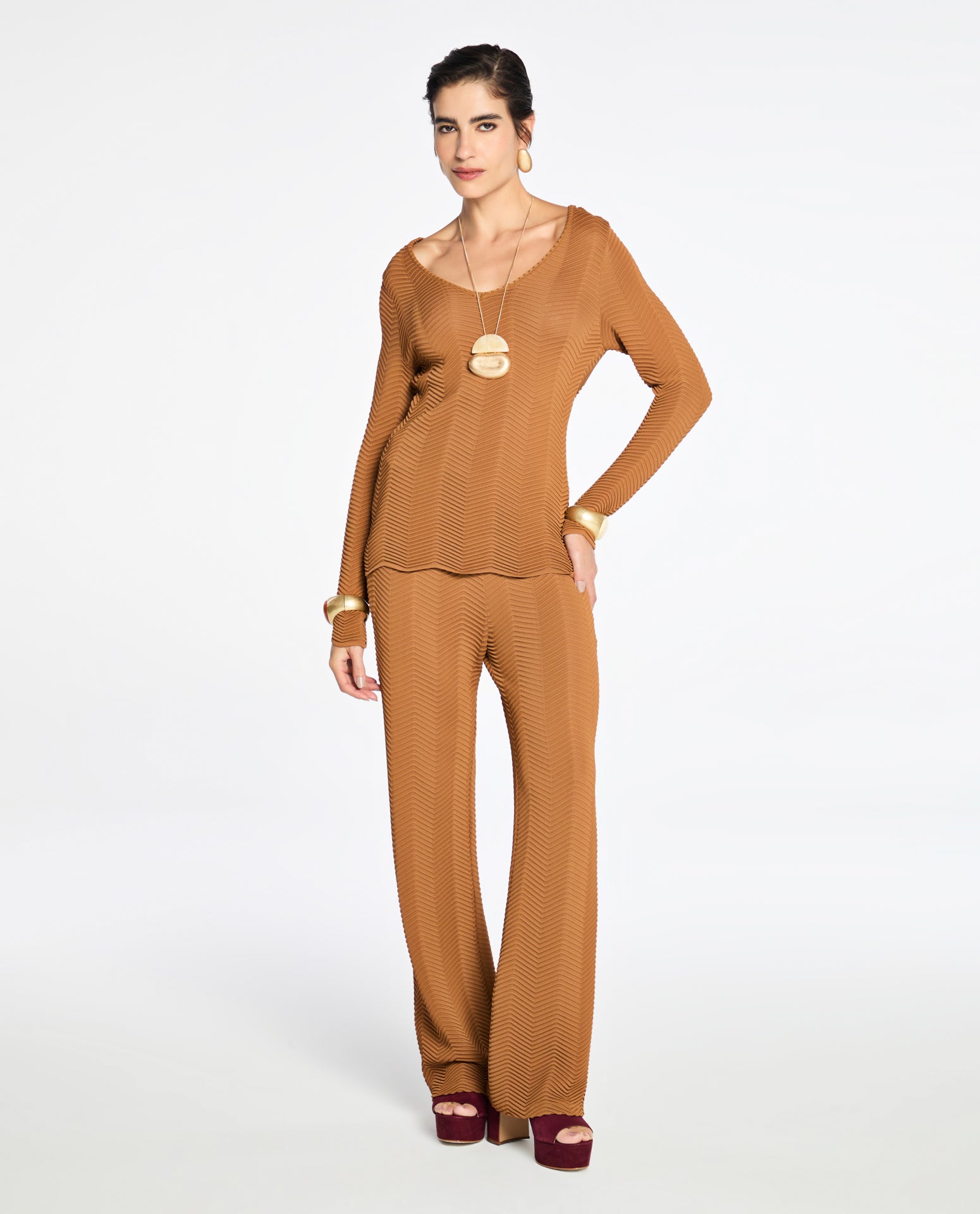 Calça Lafort Reta Audrey Tricot