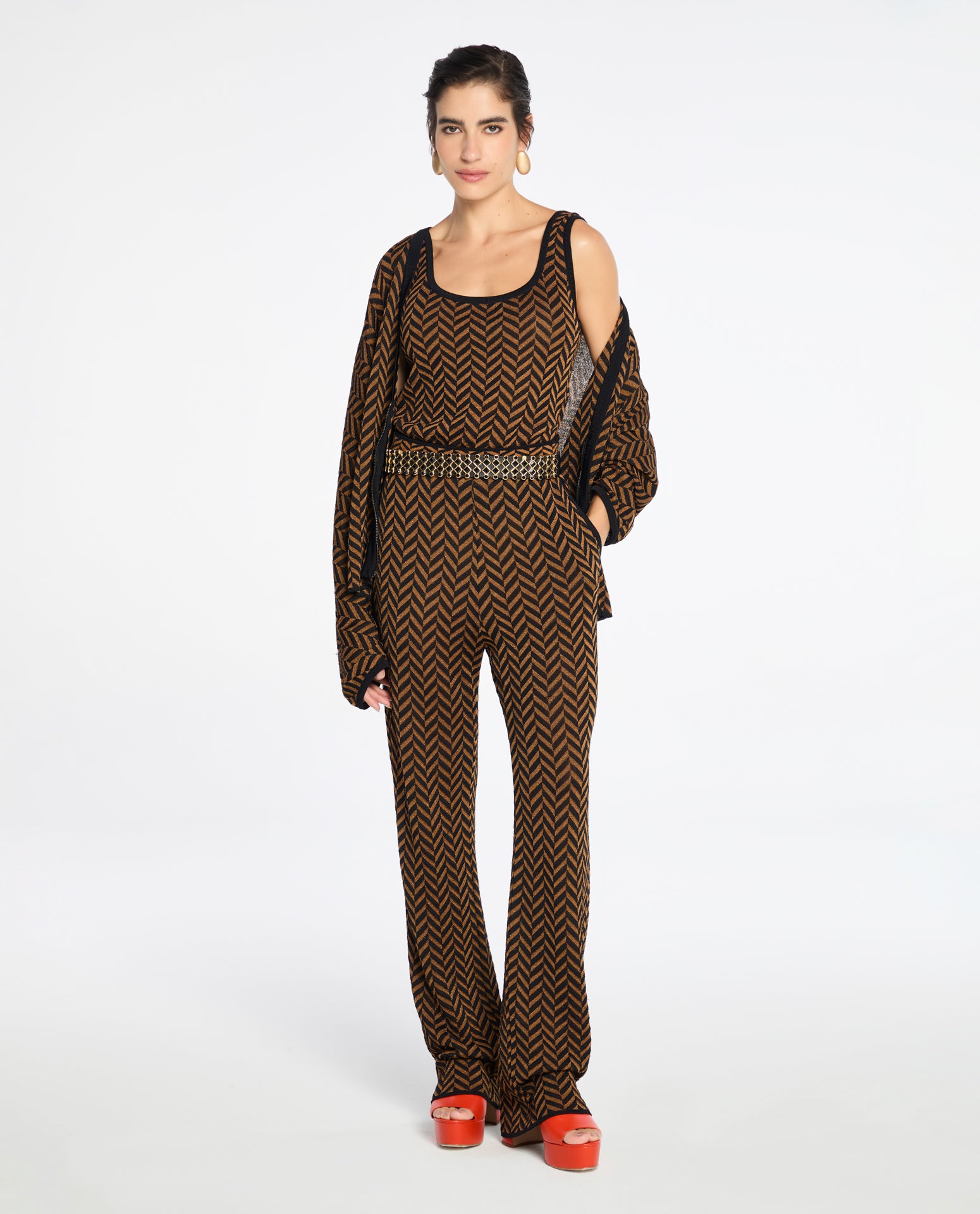 Calça Lafort Reta Jasmin Tricot