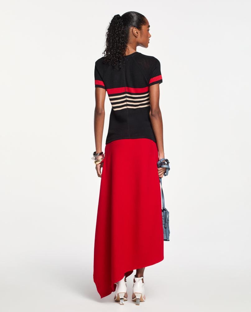 Blusa Lafort Manga Curta Marielle Tricot