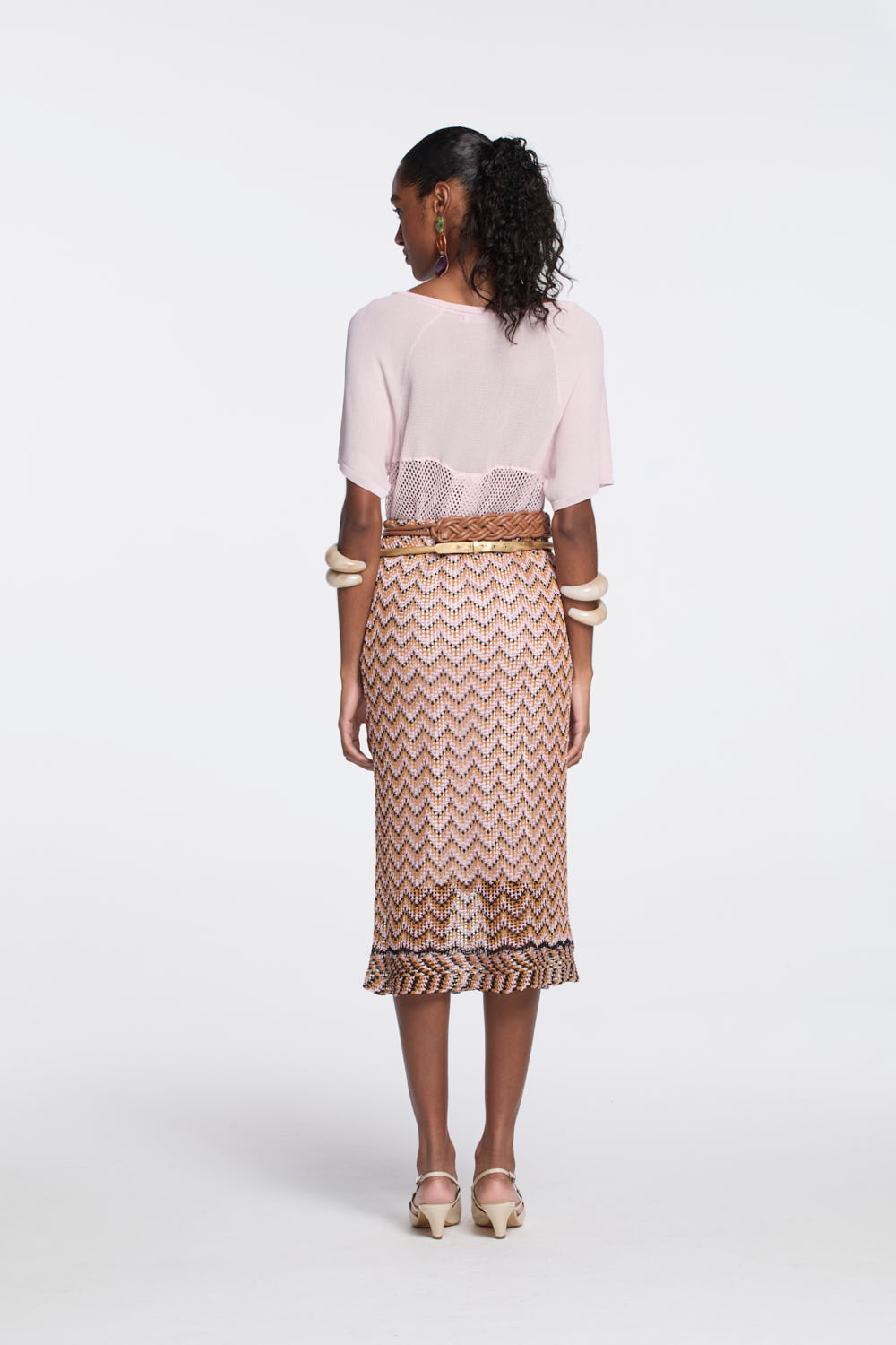 Blusa Lafort Decote V Abgaiu Tricot