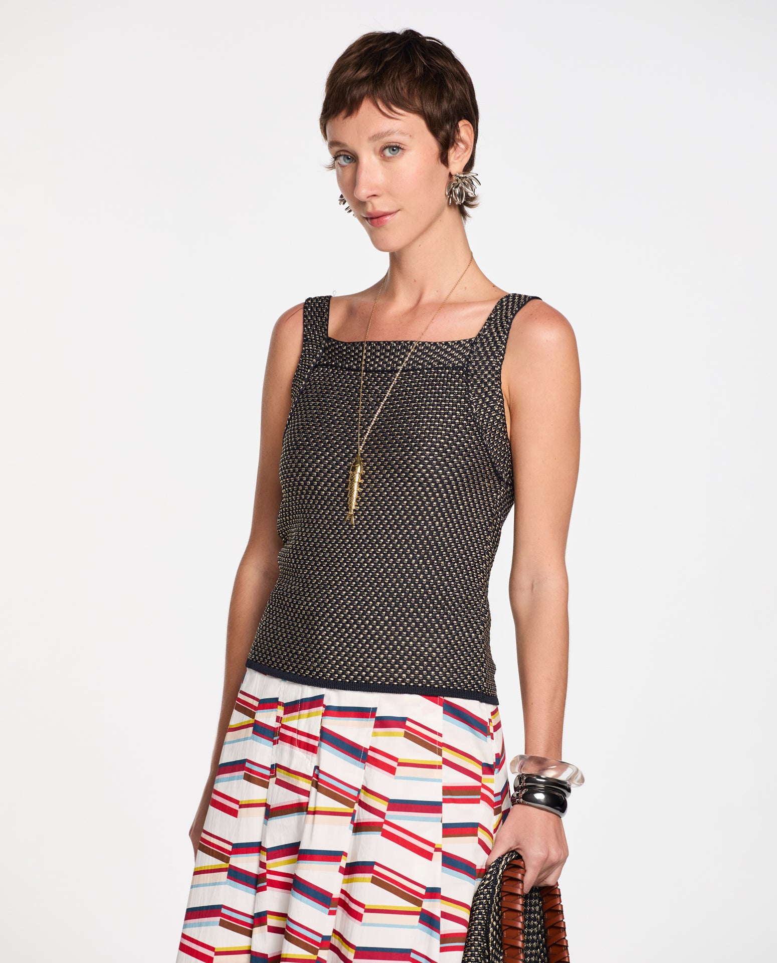 Top Lafort Decote Reto Mariana Tricot