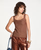 MARROM MALFATTI/DOURADO / PP