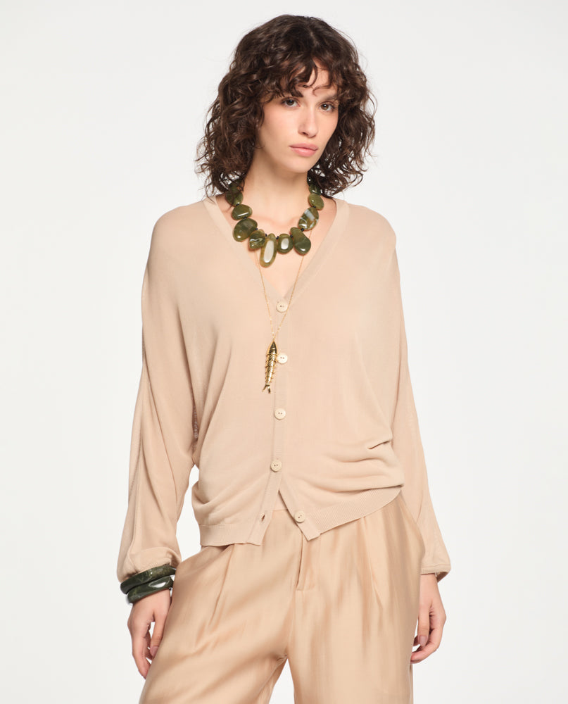 Casaco Lafort Amplo Isabelly Tricot