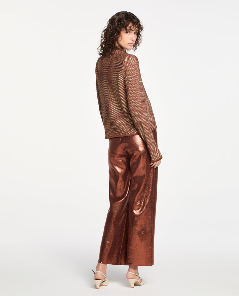 Casaco Lafort Reto Mariana Tricot