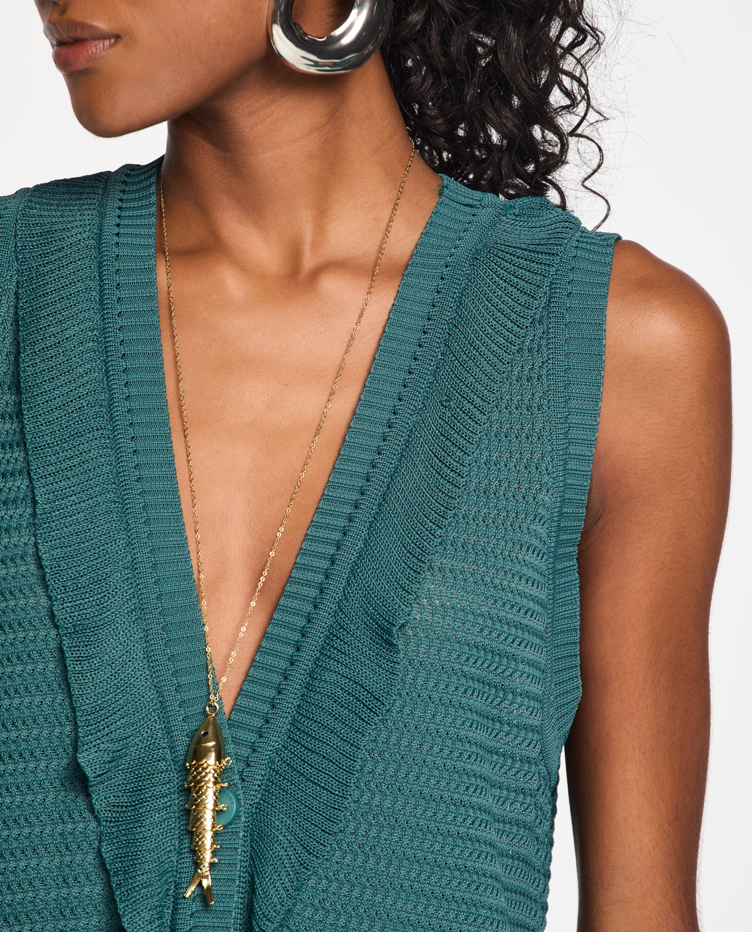 Colete Lafort Alongado Andreia Tricot