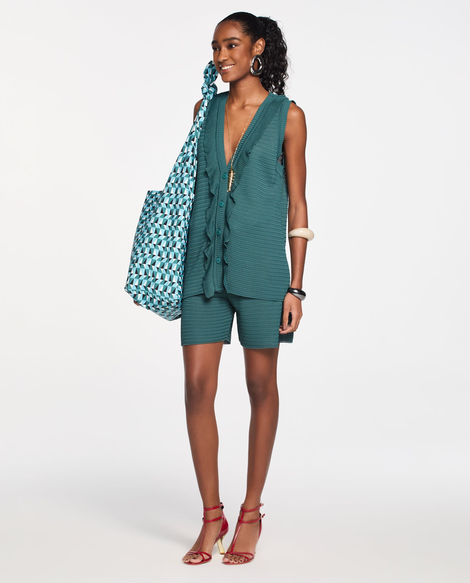 Colete Lafort Alongado Andreia Tricot