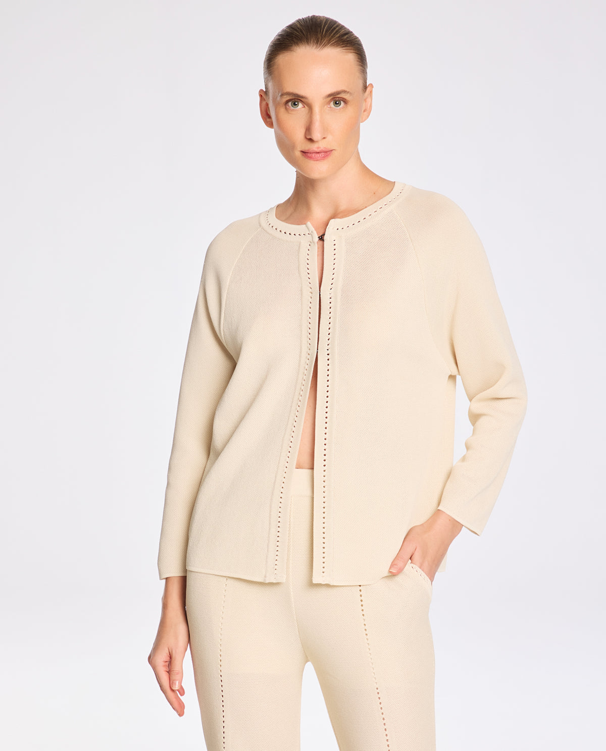 Casaco Lafort Manga Raglan Justine Tricot