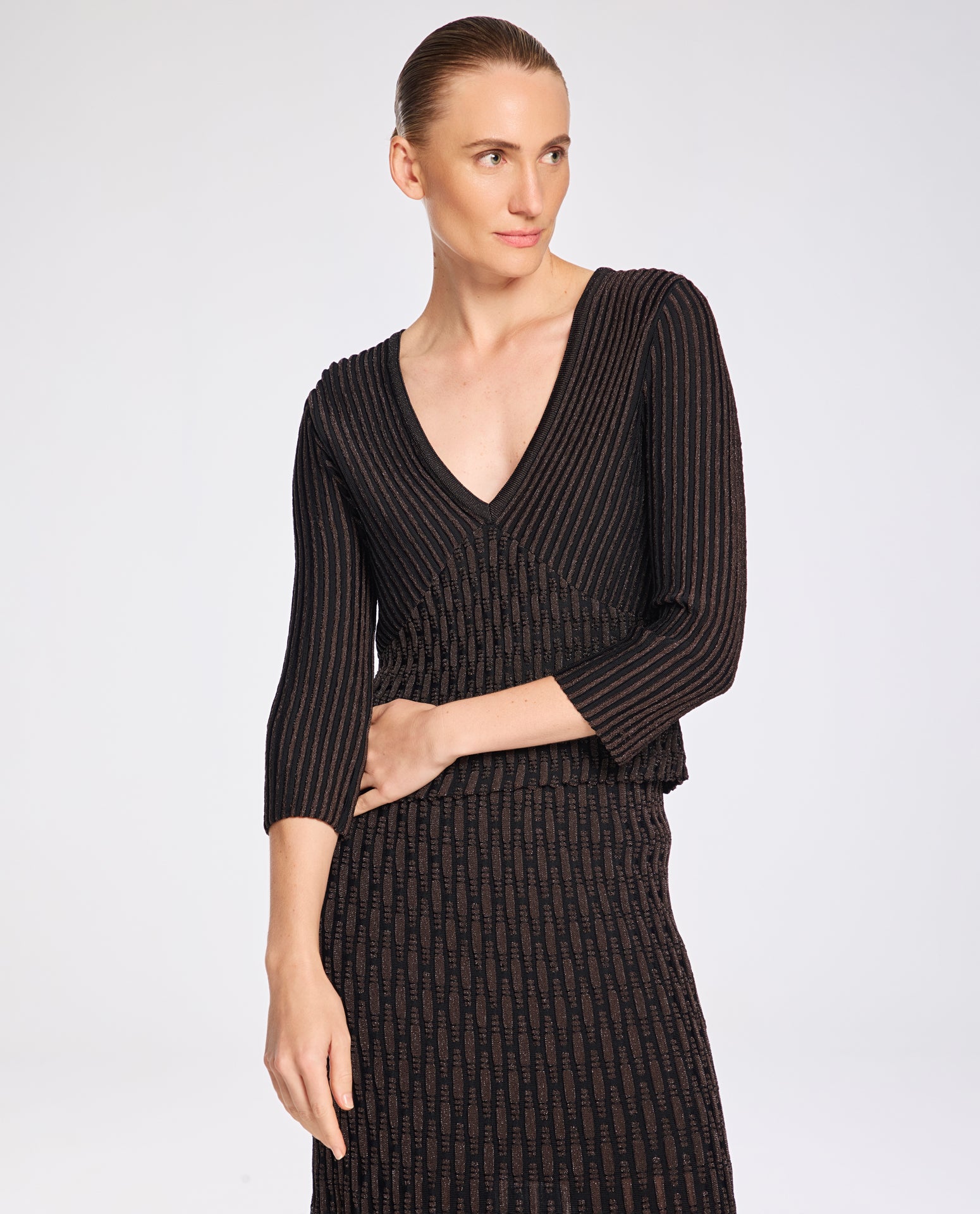 Blusa Lafort Decote V Harper Tricot
