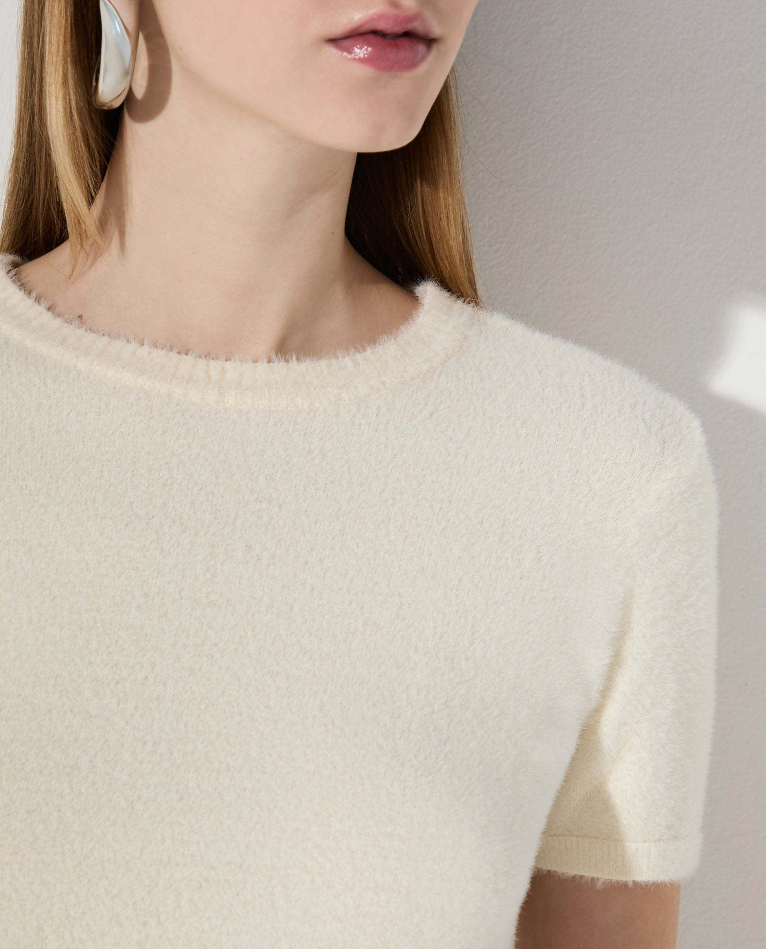 Blusa Lafort Manga Curta Lavinia Tricot