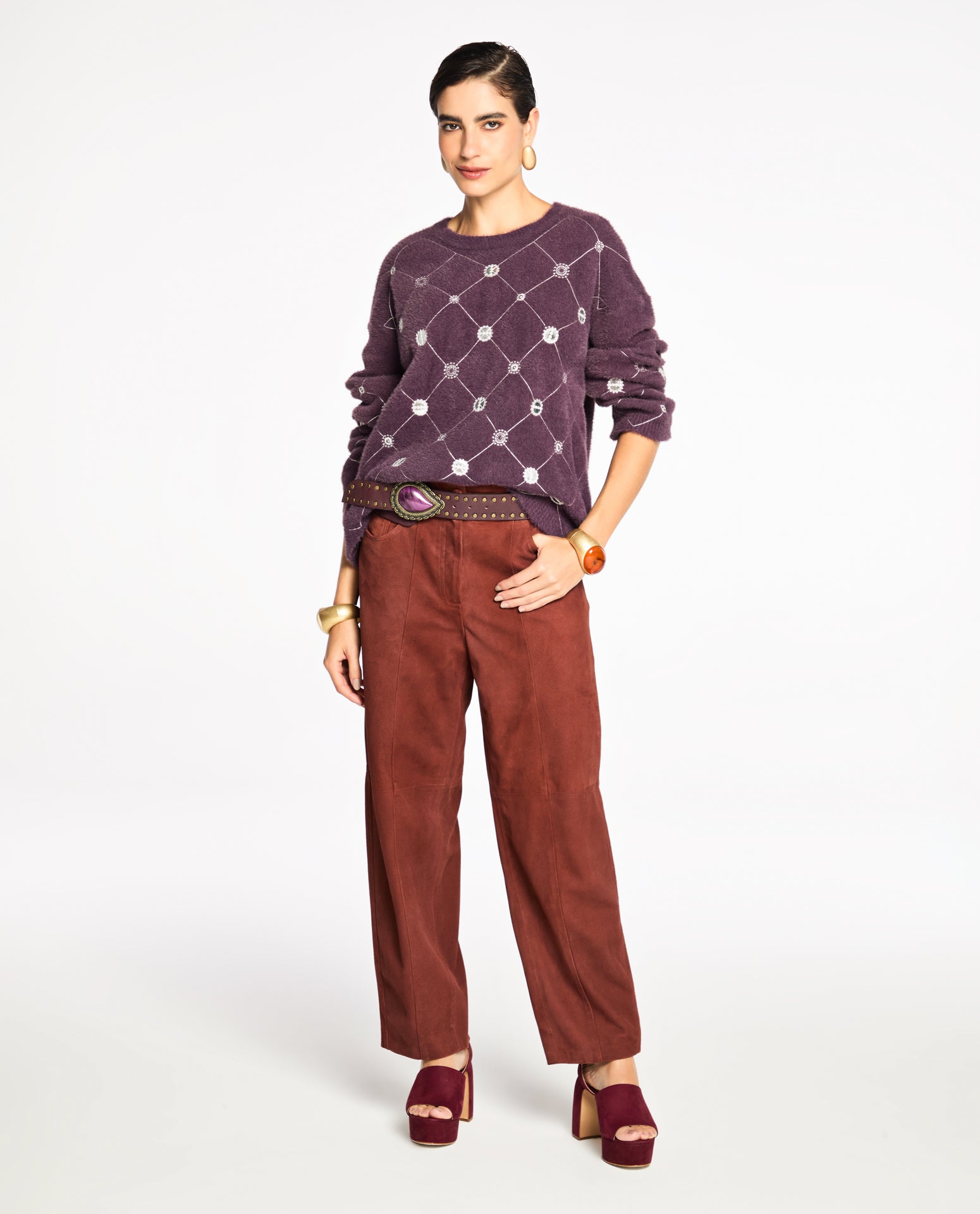 Blusa Lafort Com Bordado Hester Tricot