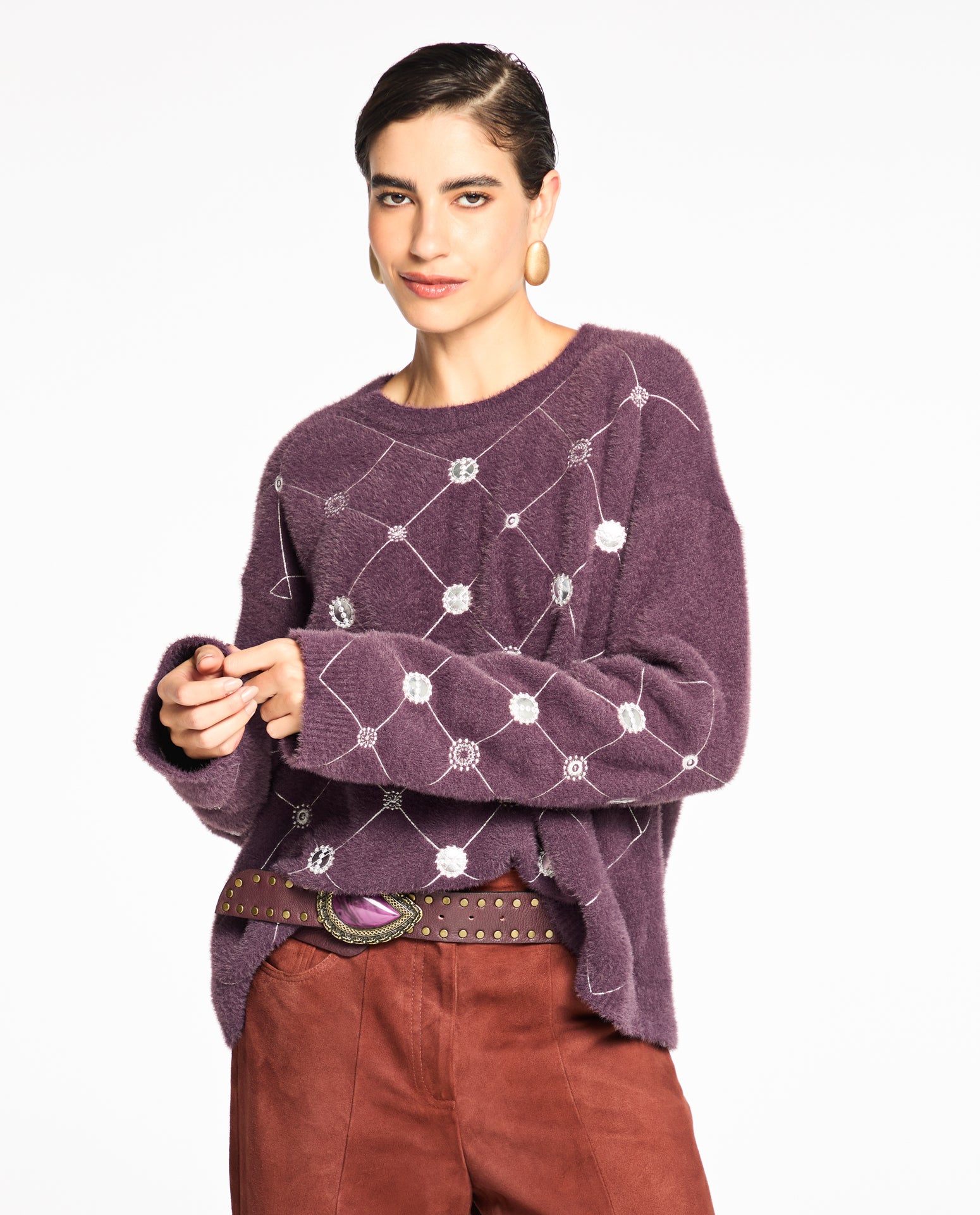 Blusa Lafort Com Bordado Hester Tricot