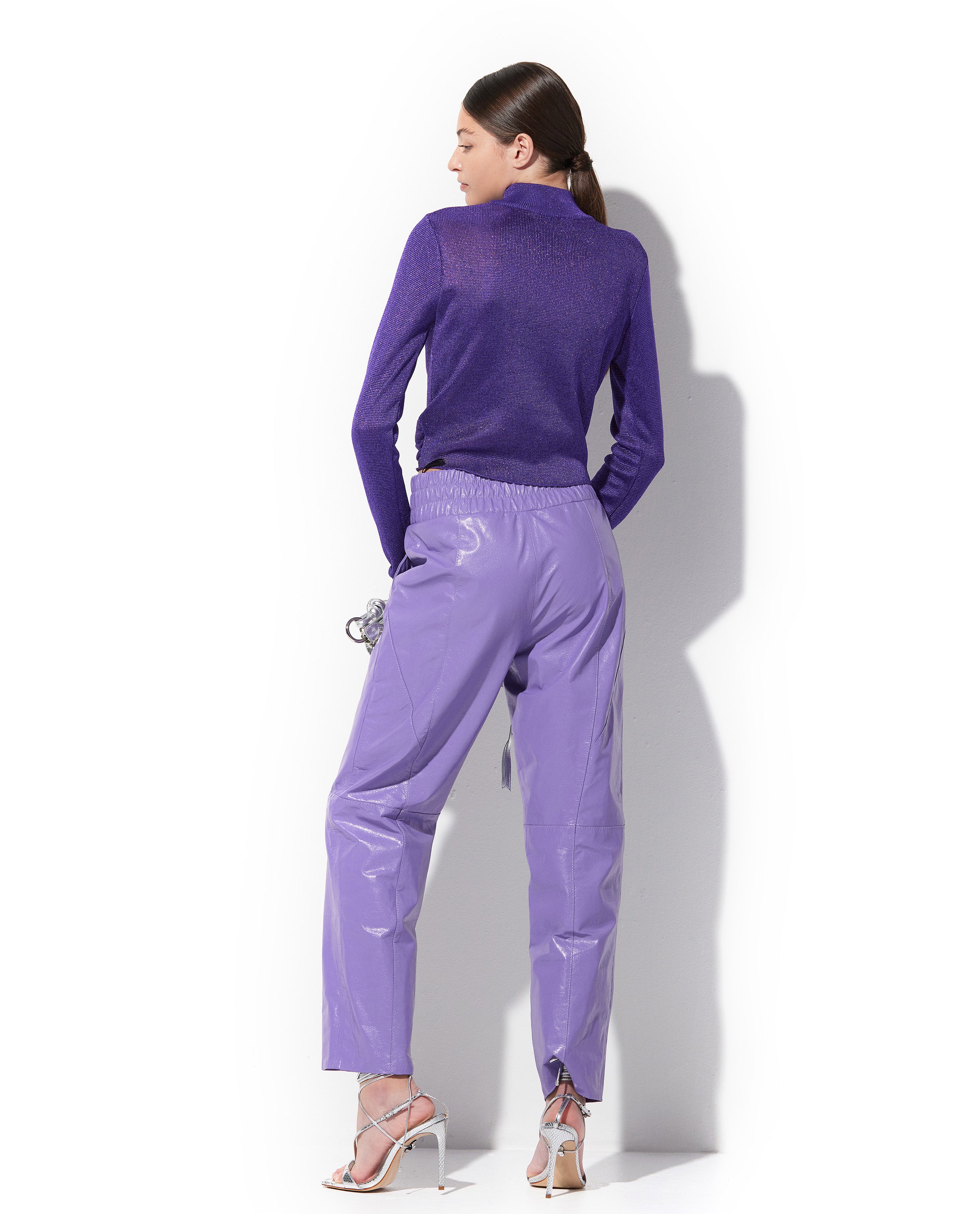 Blusa Lafort Gola Alta Gianina Tricot