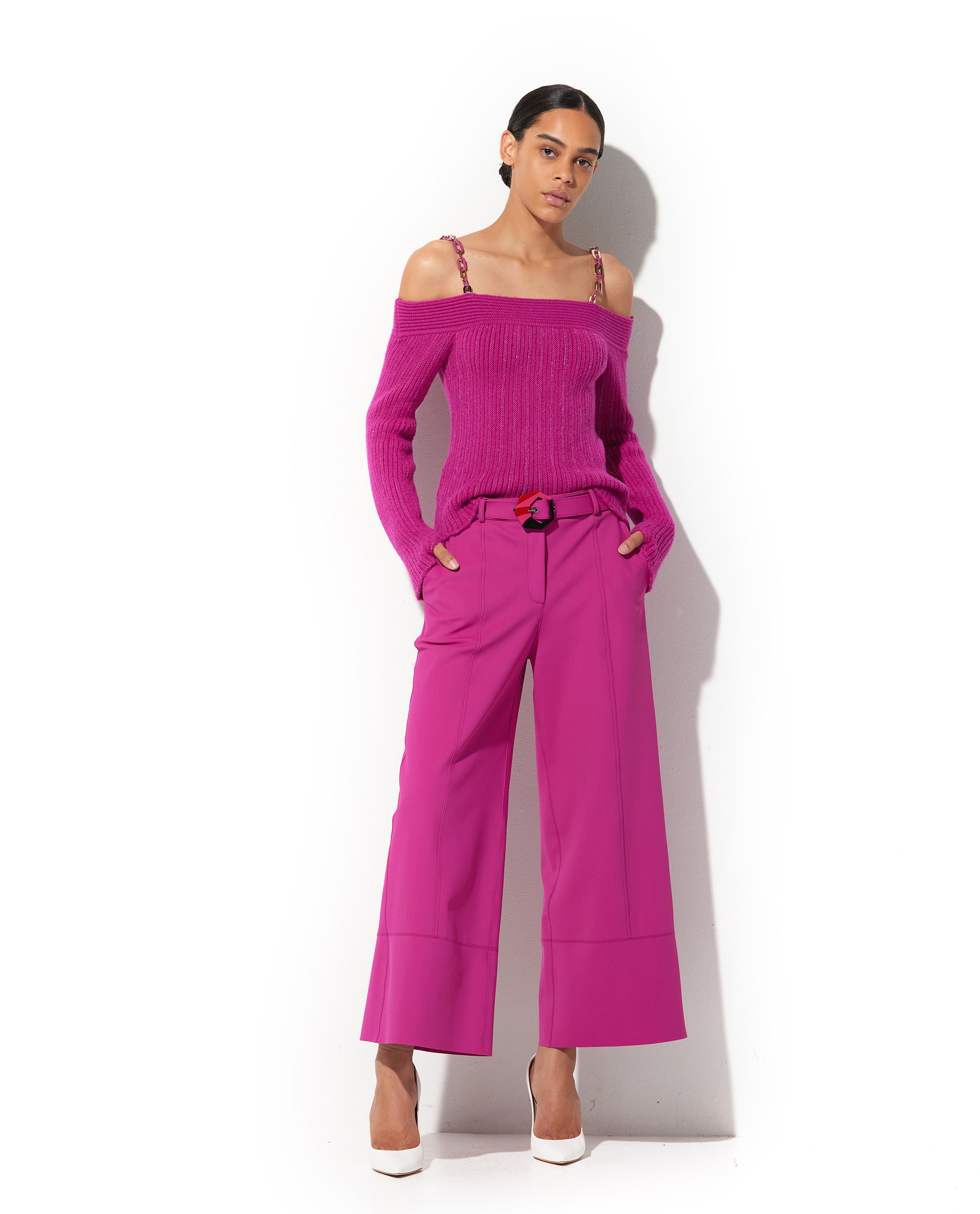 Blusa Lafort Ombro A Ombro Eliana Tricot