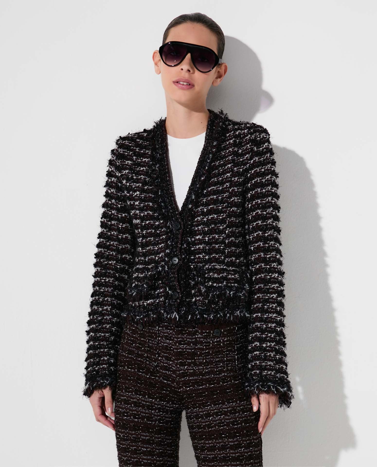 Casaco Lafort Decote V Paola Tricot