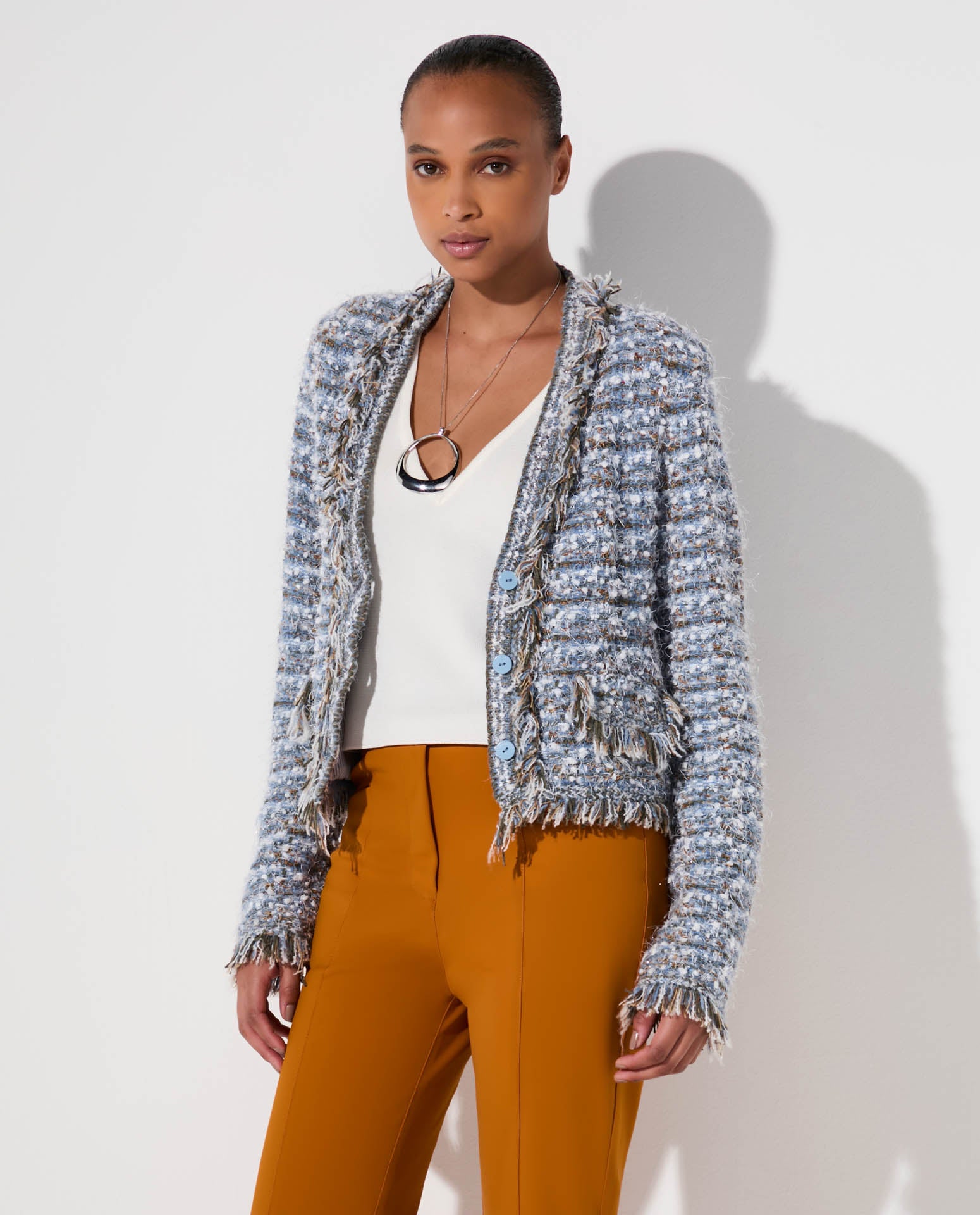 Casaco Lafort Decote V Paola Tricot