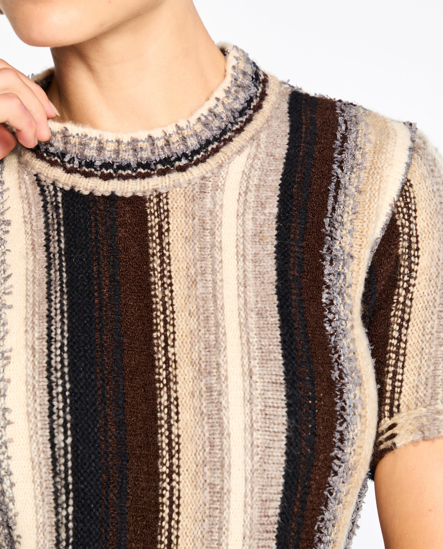 Blusa Lafort Manga Curta Cassie Tricot