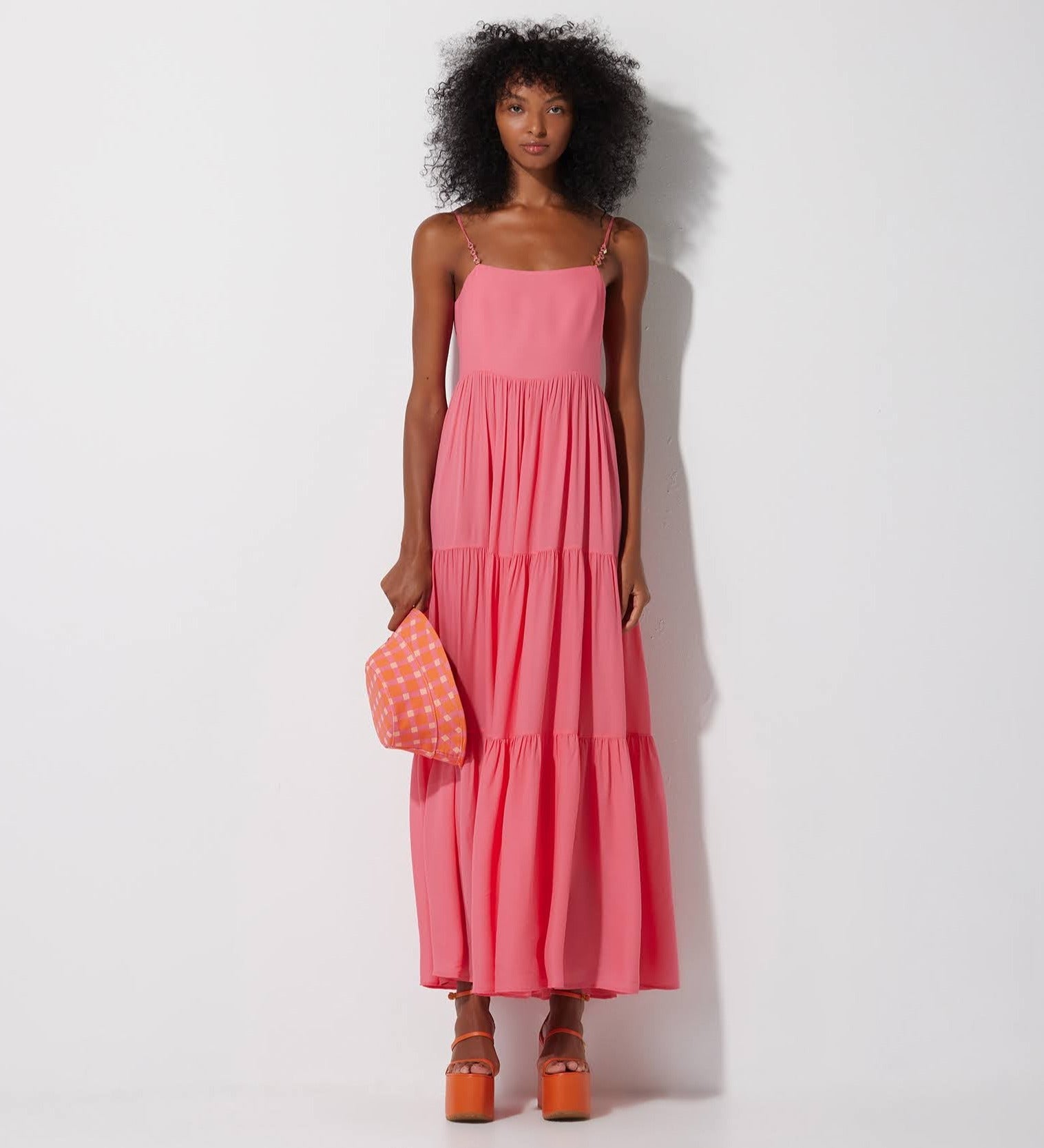 Vestido Lafort Longo Ária Crepe