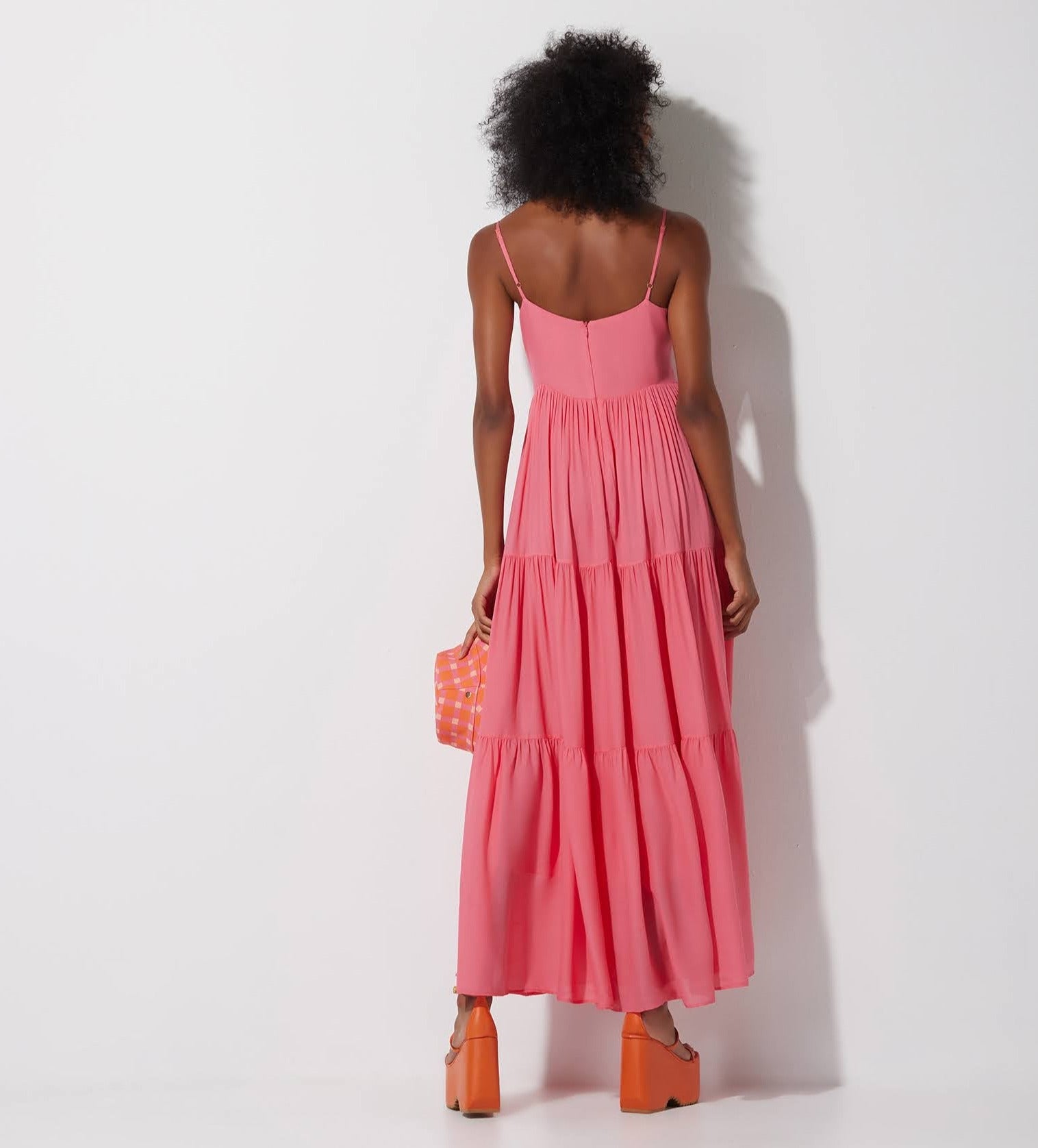 Vestido Lafort Longo Ária Crepe